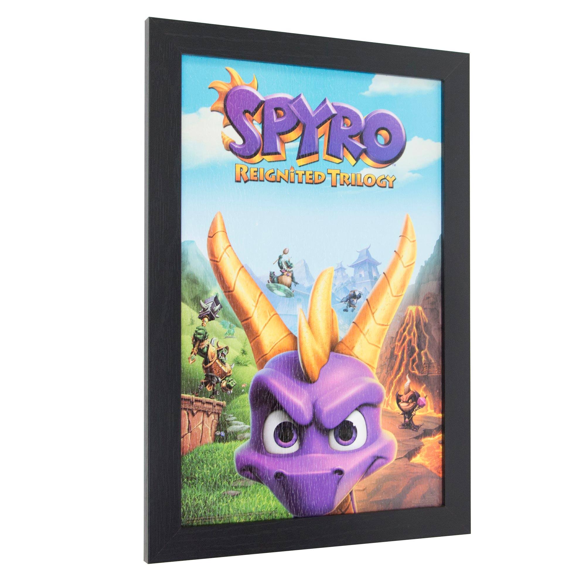 Spyro™ Vintage Video Game Framed Wall Art