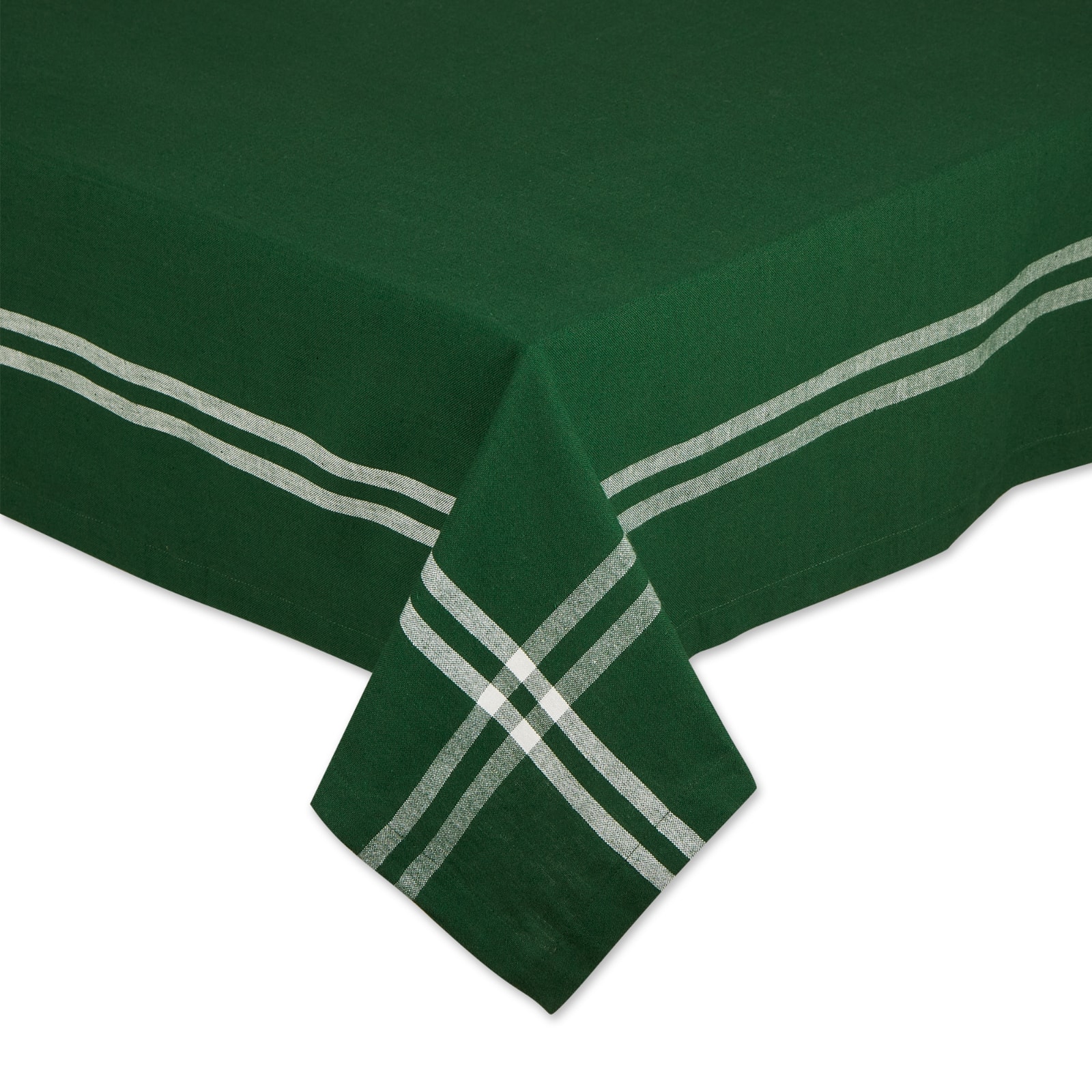 Balsam Border Stripe Tablecloth, 60" x 120"