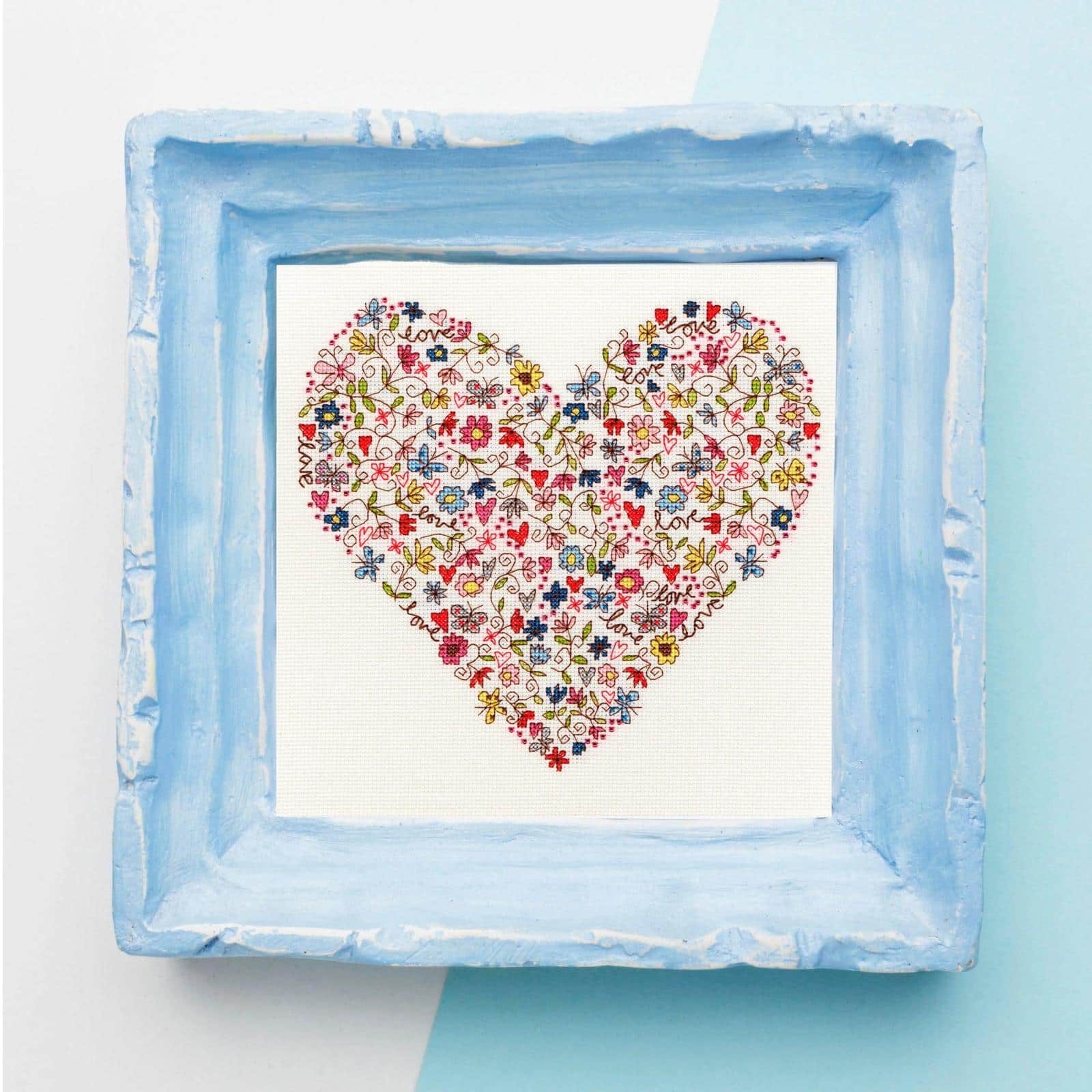 Bothy Threads Counted Cross Stitch Kit Love Heart