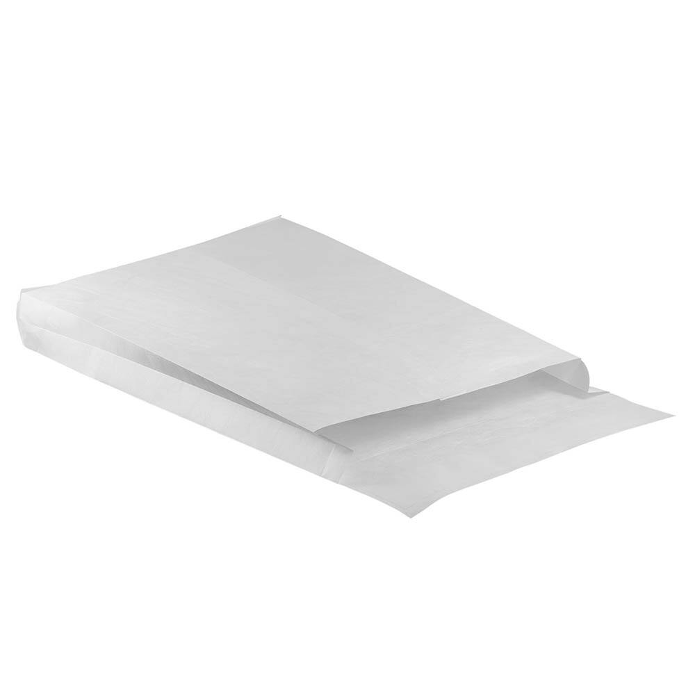 JAM Paper White Tyvek® Expandable Open End Peel & Seal Closure Envelopes