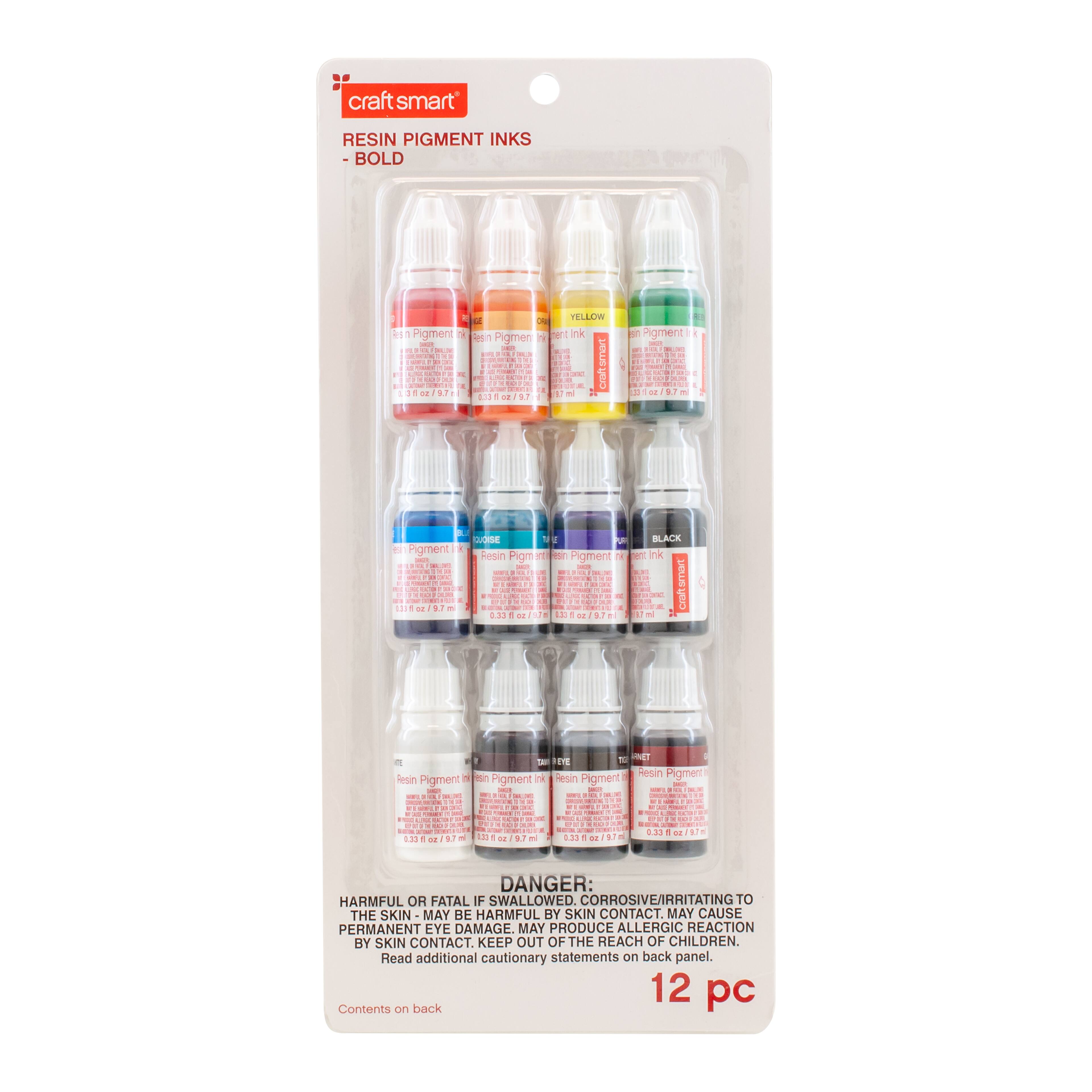 6 Packs: 12 ct. (72 total) Bold Resin Pigment Inks by Craft Smart®
