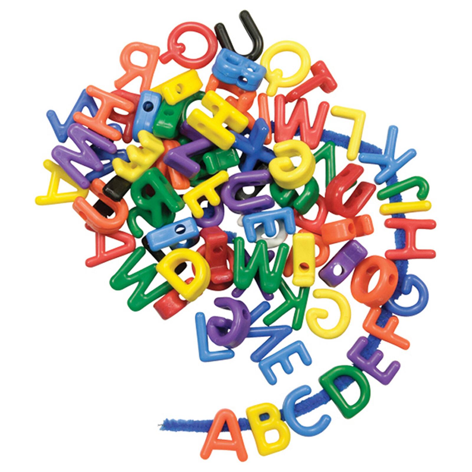 Roylco® Uppercase Manuscript Letter Beads, 288 Pack