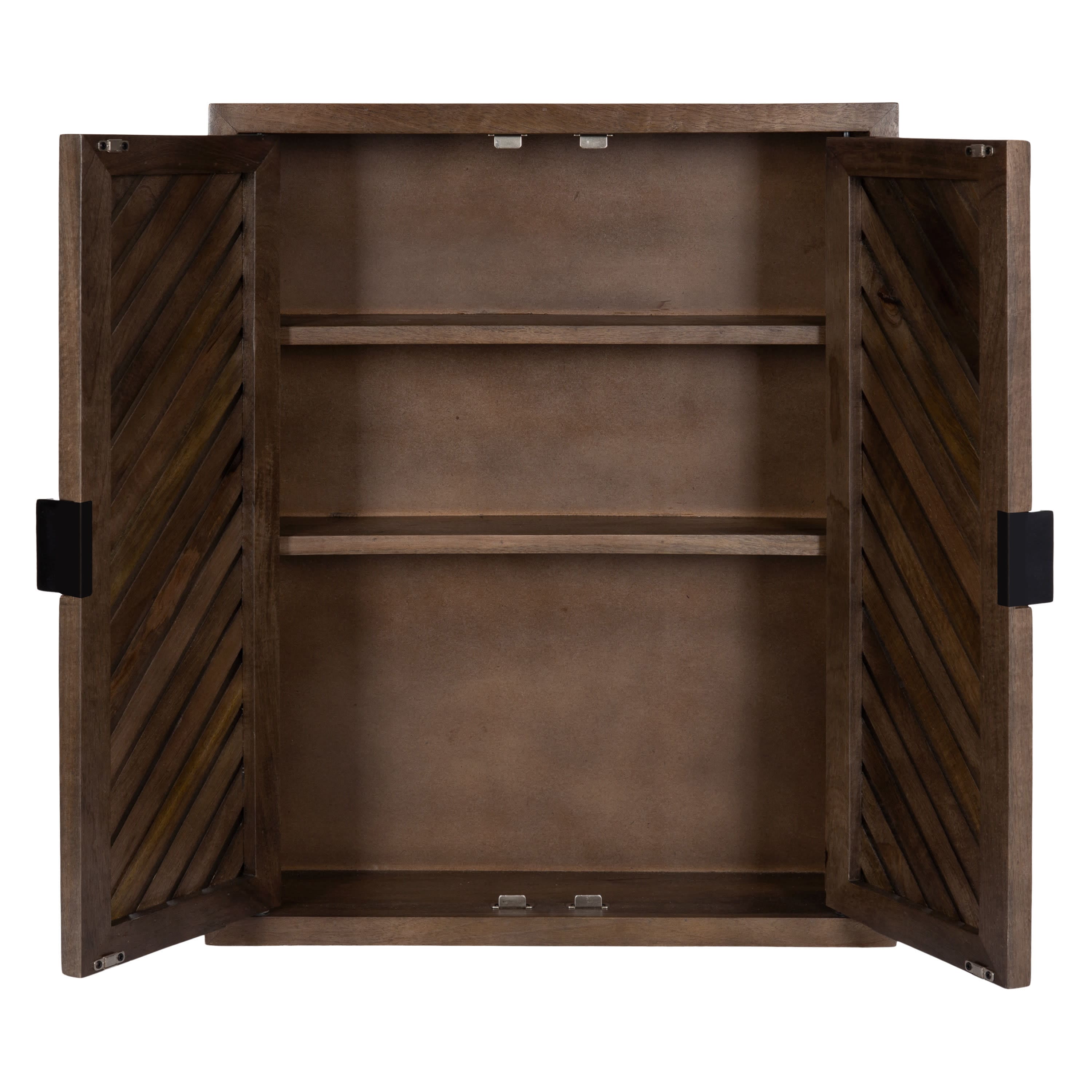 Kate and Laurel Mezzeta Tall Wood Bath Cabinet