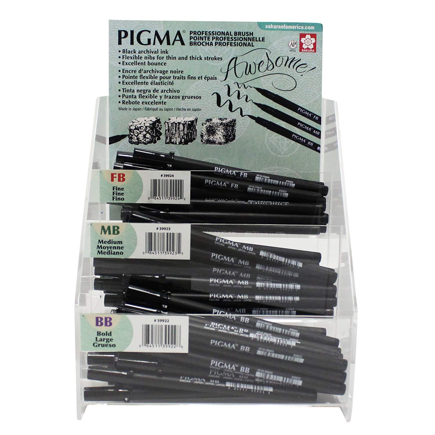 Sakura® Pigma® Professional Brush Pens, 72ct.