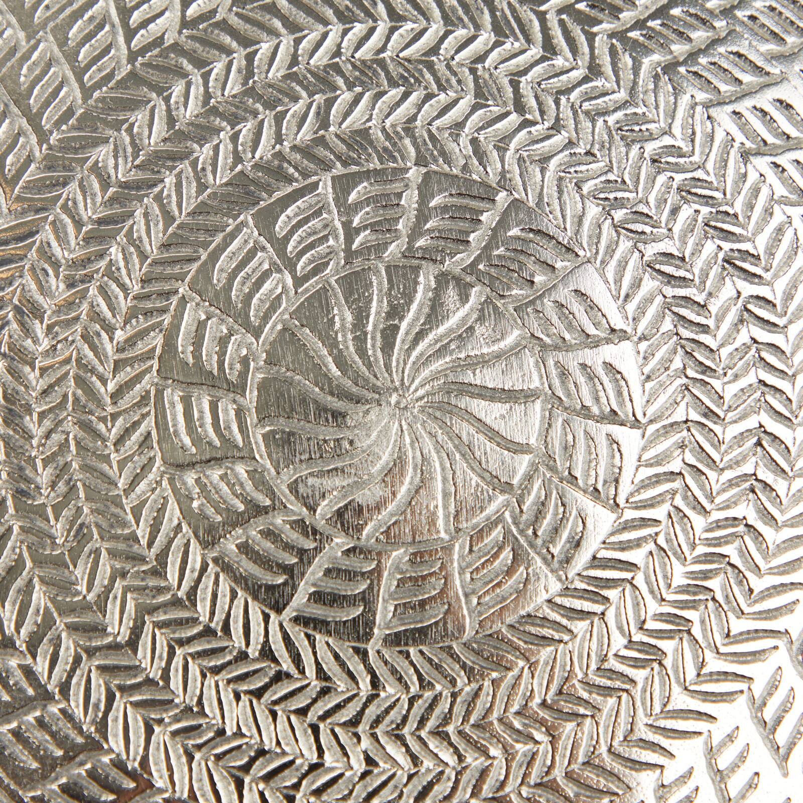 Silver Aluminum Modern Wall Decor, Set of 3 11", 13", 15"
