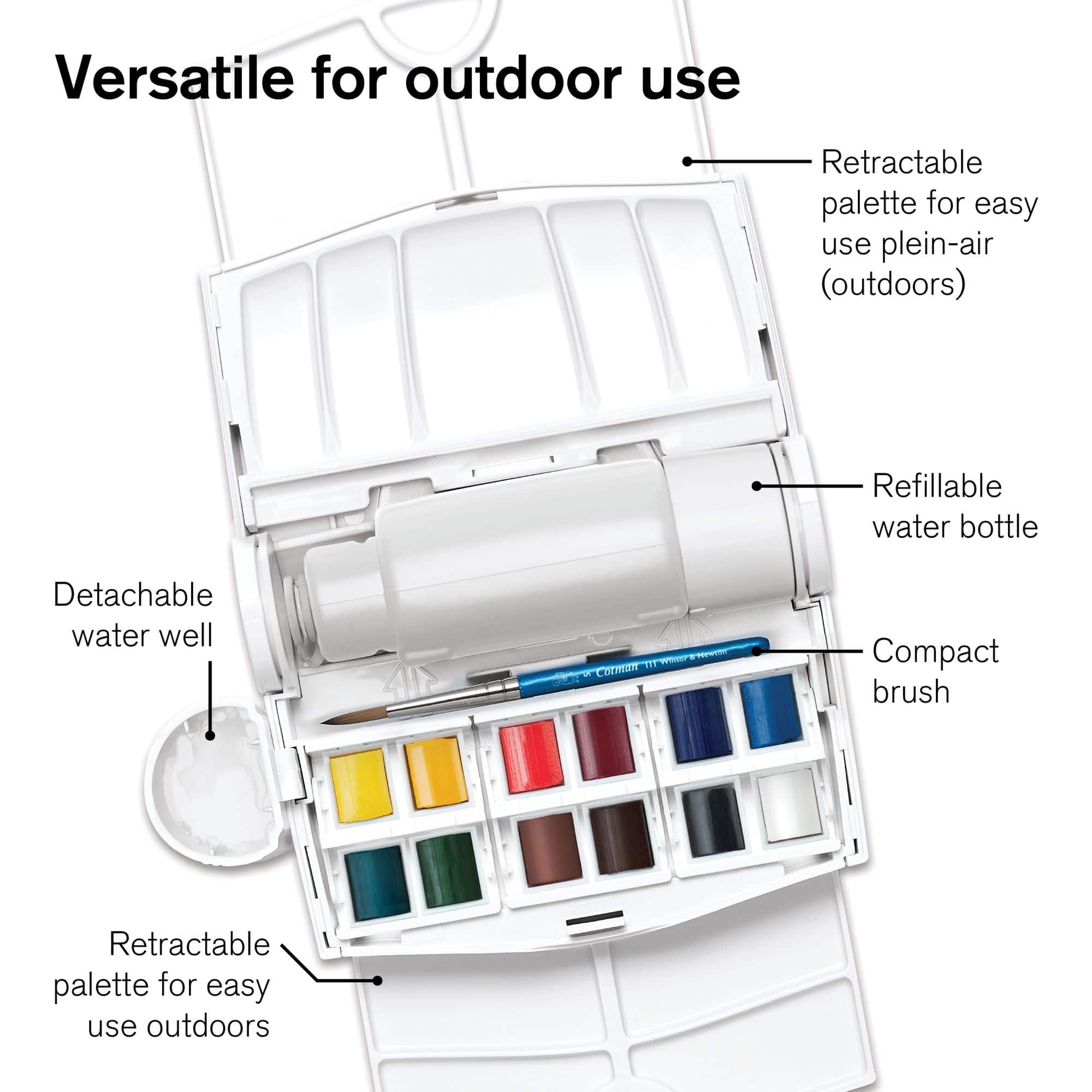 Winsor & Newton® Cotman Watercolour™ Field Travel Set