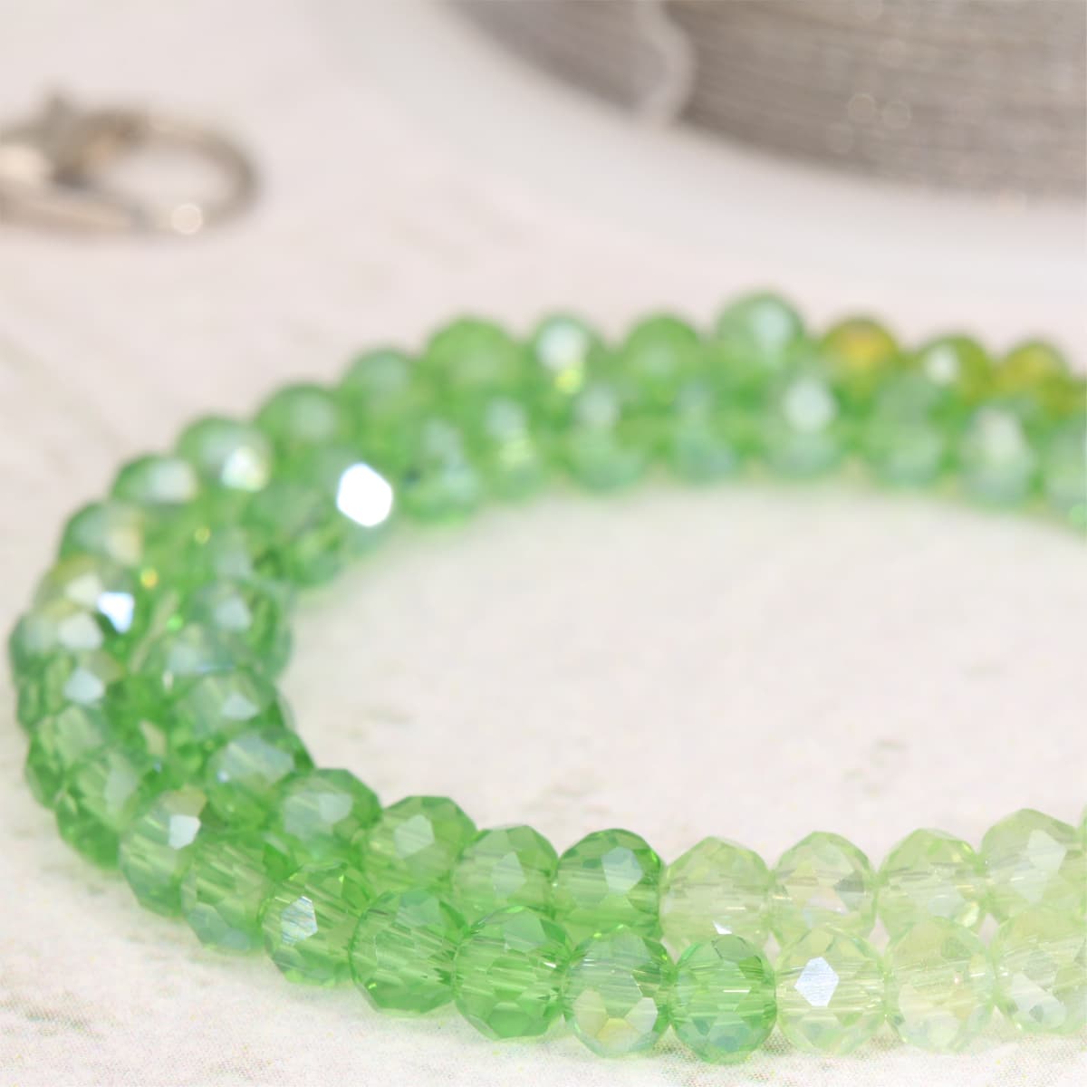 3.5mm Ombre AB Glass Faceted Round Beads, 100ct. by Bead Landing™