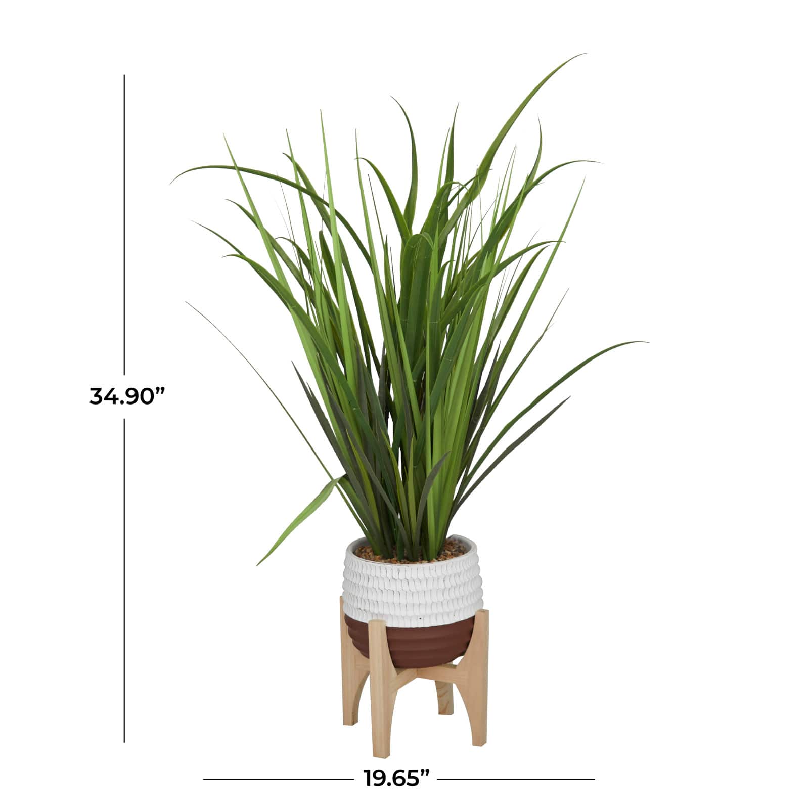 3ft. Potted Green Grass Contemporary Artificial Foliage