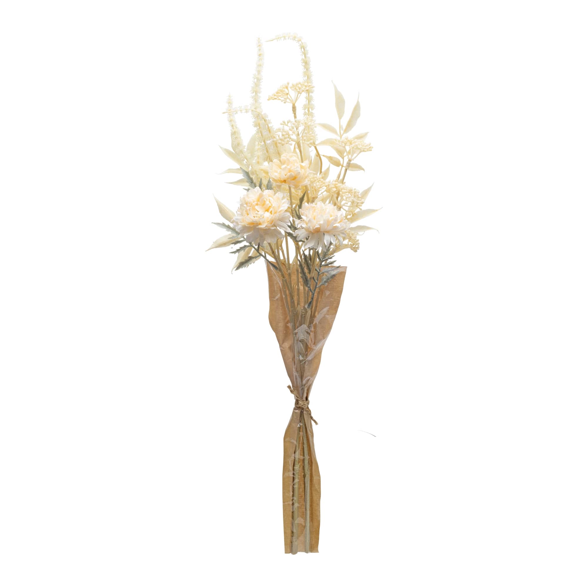 29.5" Bleached Zinnia Bouquets, 2ct. By Melrose in Beige | Michaels®