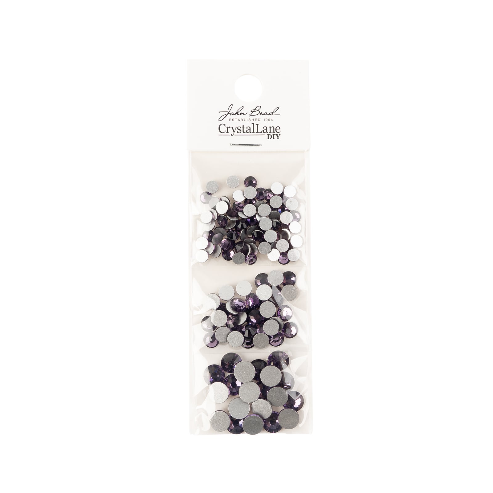 Crystal Lane DIY Assorted Round Glass Flatback Rhinestones Combo