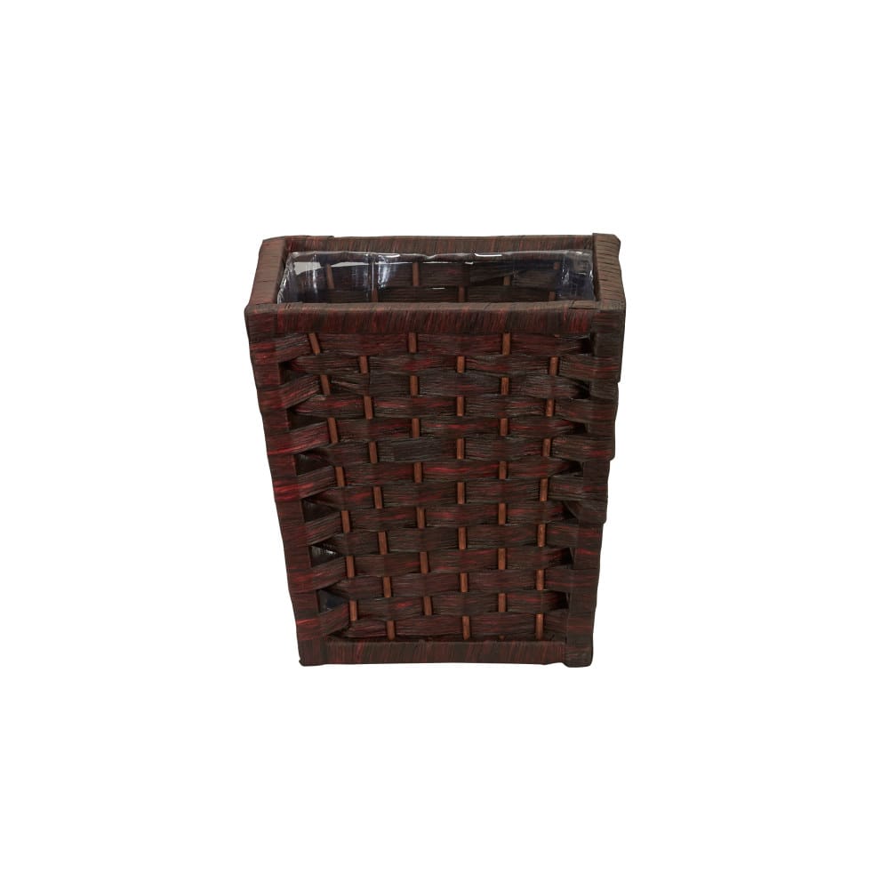 Household Essentials 10" Woven Square Waste Basket