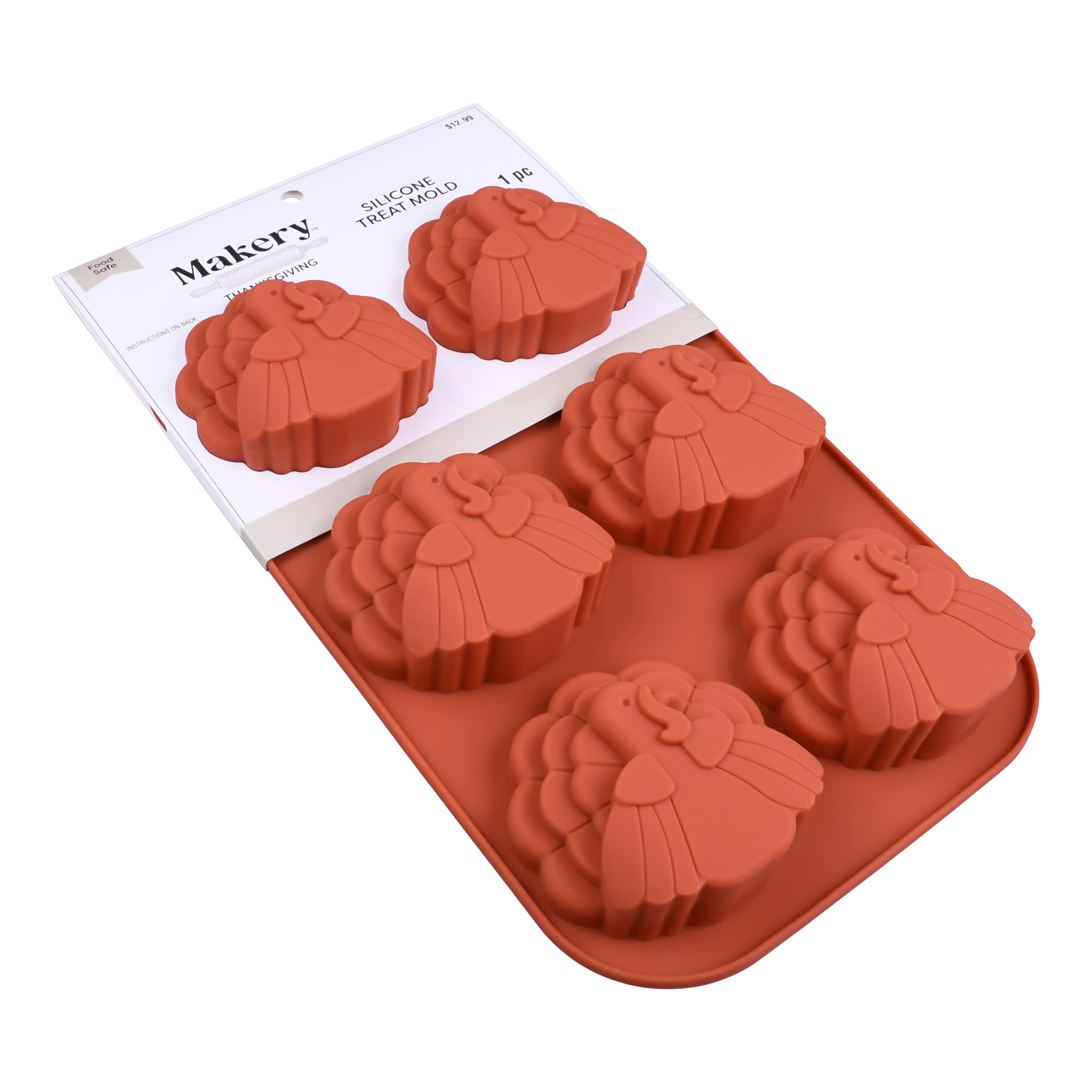 Thanksgiving Turkey Silicone Treat Mold by Makery™