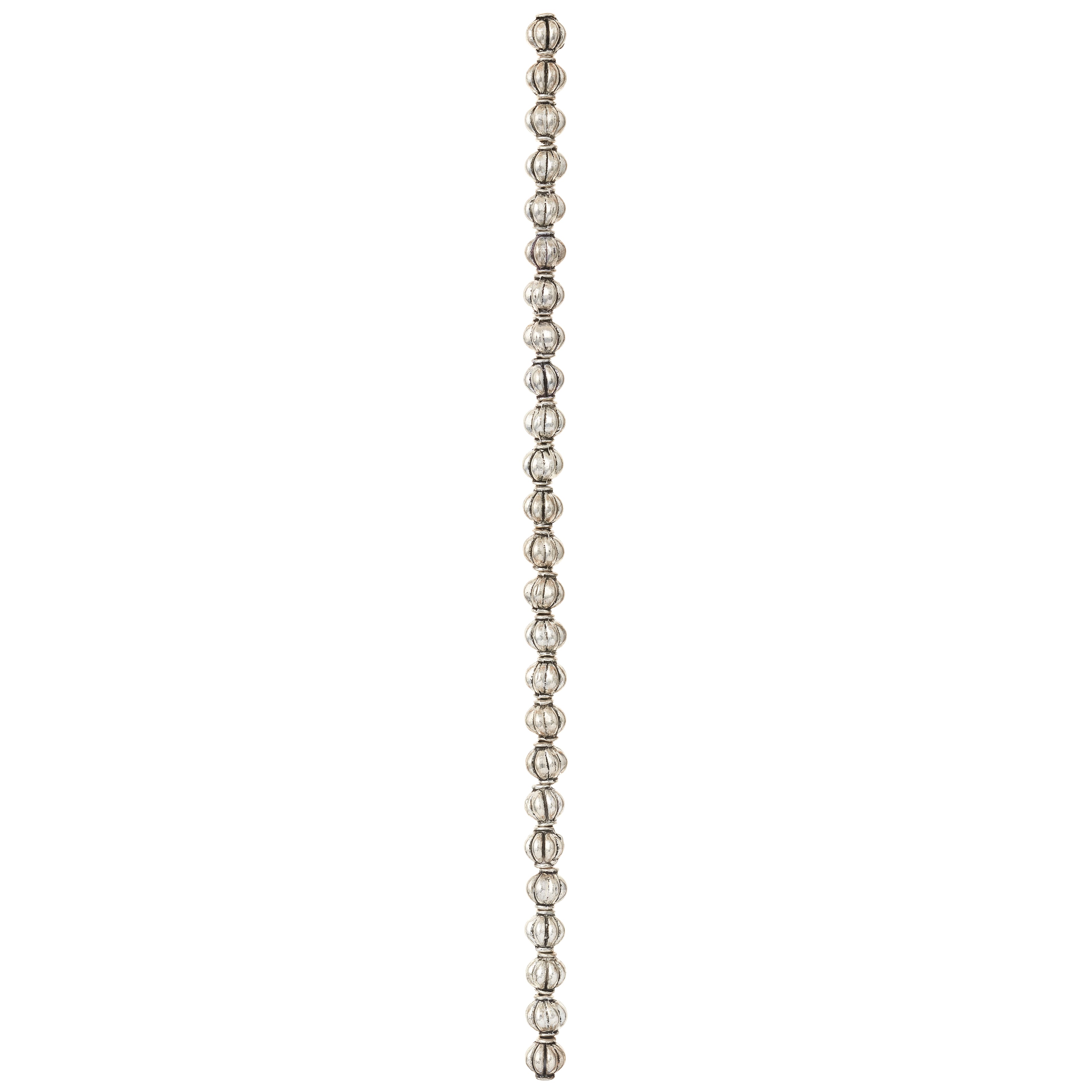 12 Pack: Antique Sterling Silver Plated Beads, 8mm by Bead Landing™
