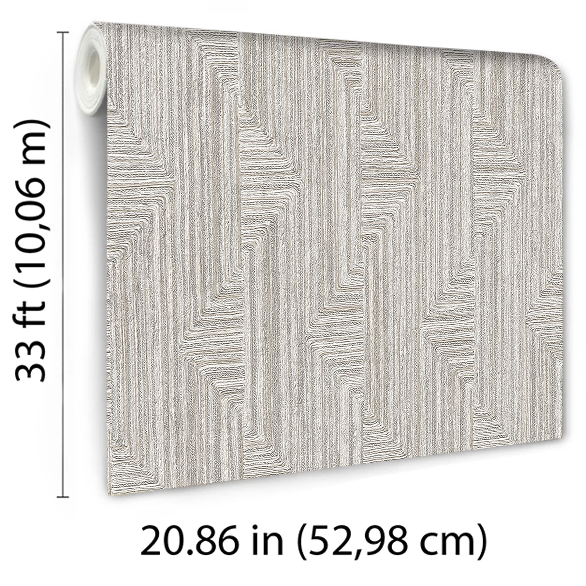 Designs Direct Threadline Geo Stitch Wallpaper