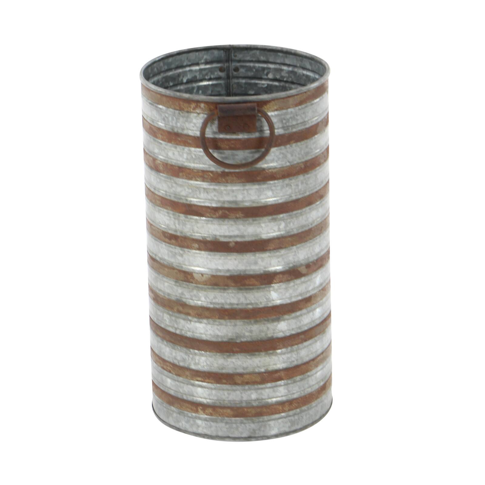 Metallic Farmhouse Planter Set 20" & 16"