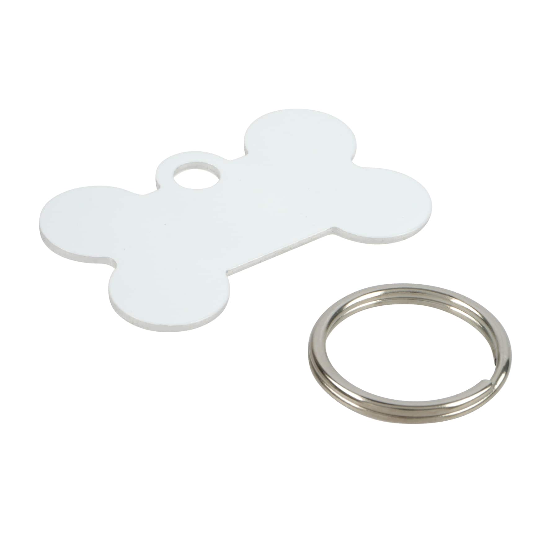 12 Packs: 4 ct. (48 total) Bone Sublimation Dog Tags by Make Market®