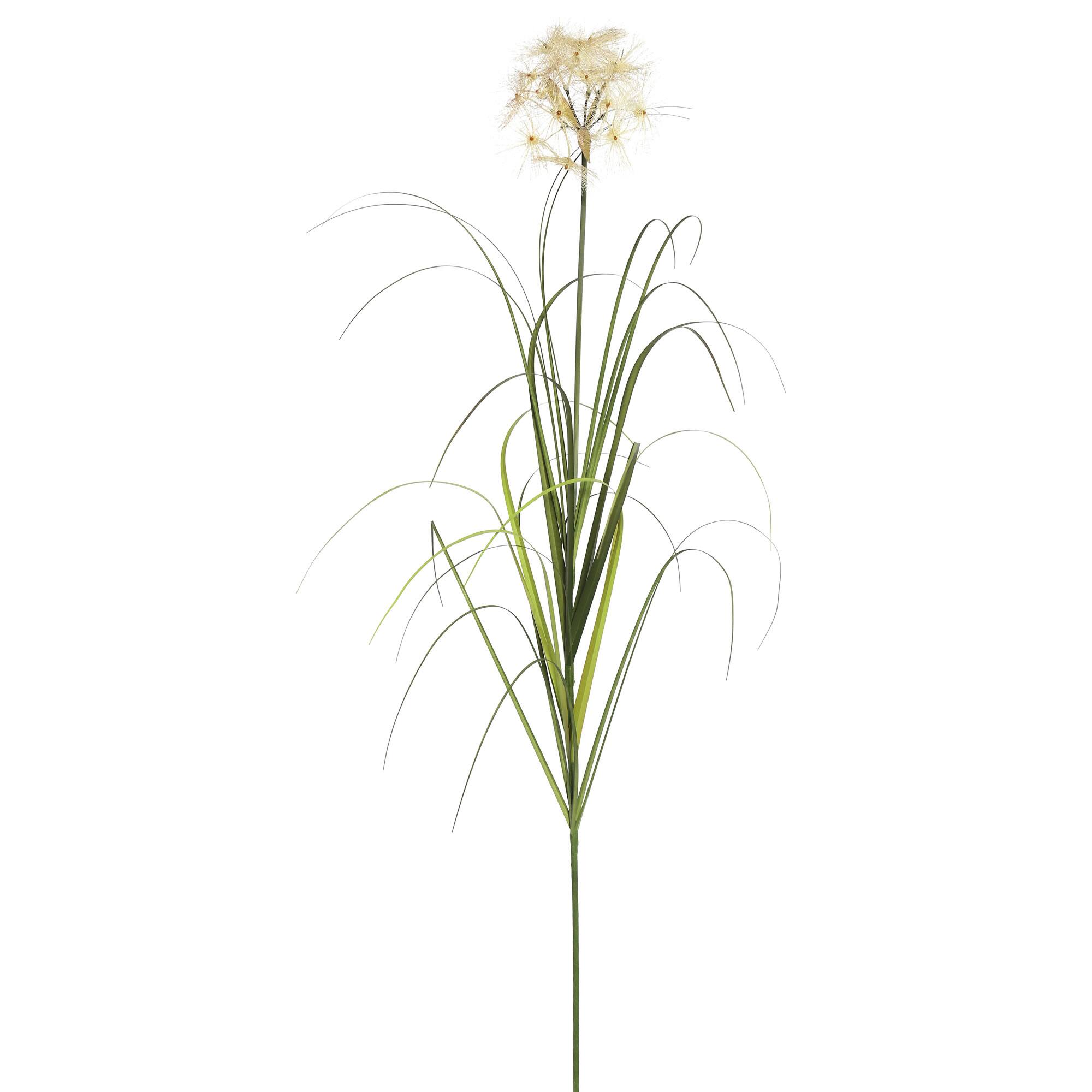 5ft. Potted Artificial Green Dandelion Grass