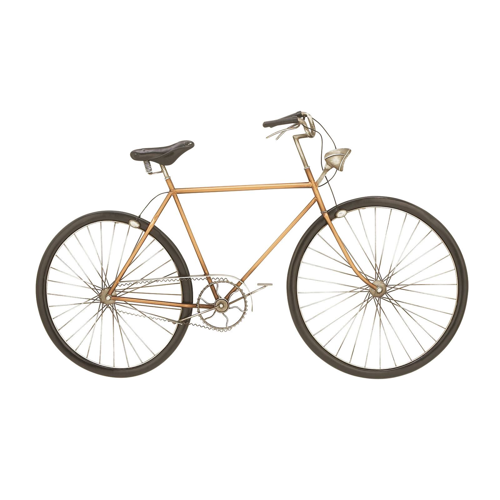 39" Black Iron Vintage Bicycle Wall Décor