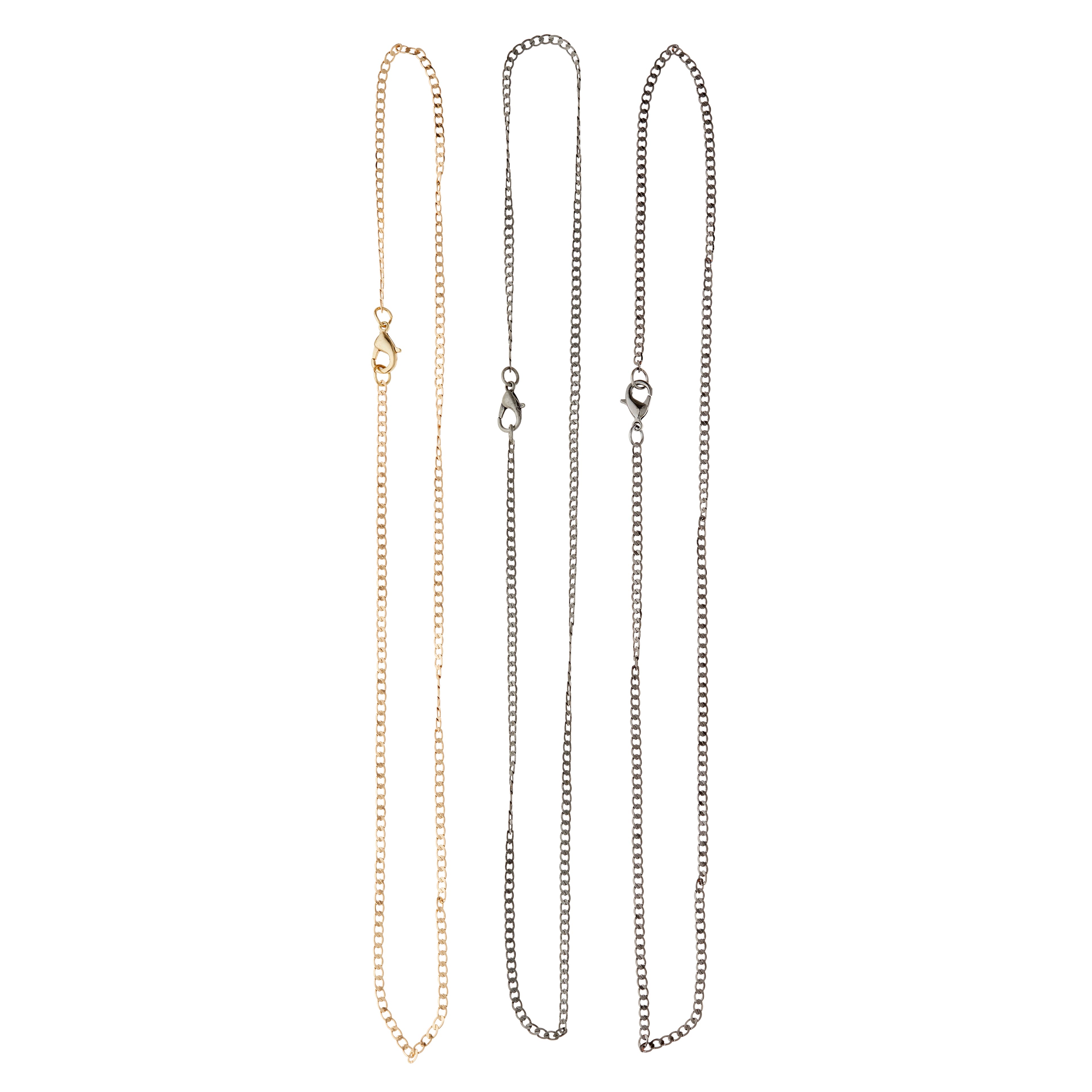 12 Packs: 3 ct. (36 total) 18" Mixed Metal Chains by Bead Landing™