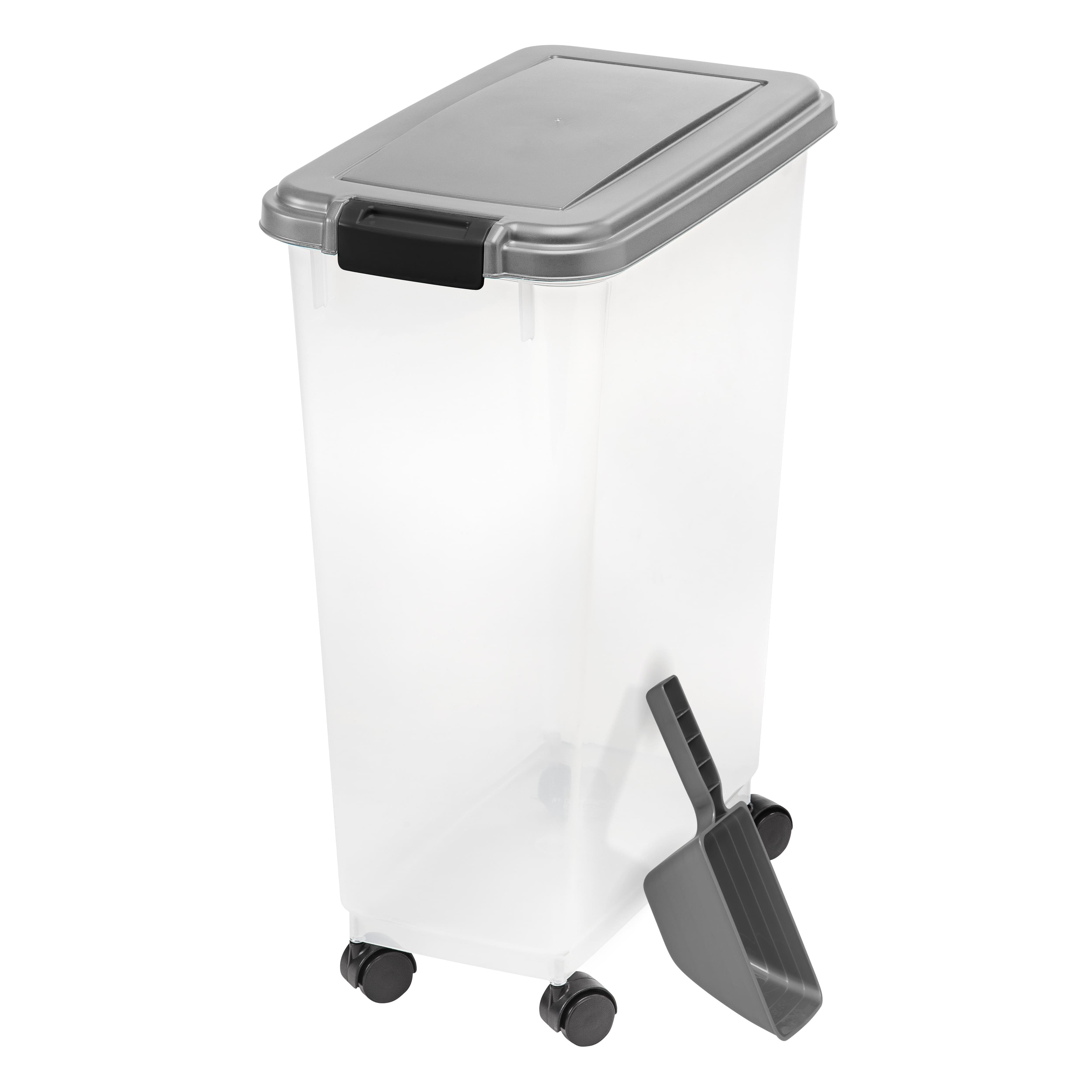 IRIS Chrome Airtight Pet Food Container