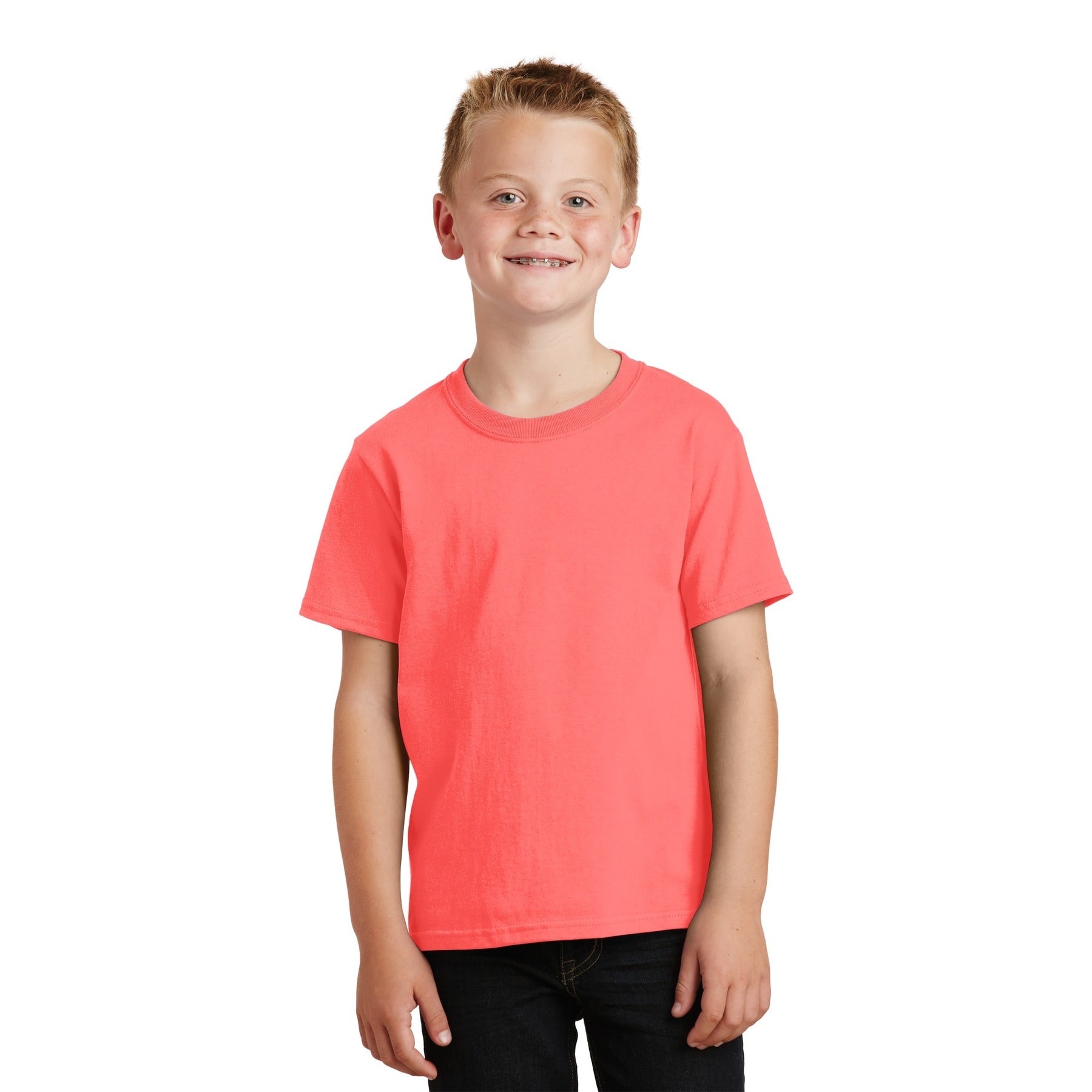 Port & Company® Beach Wash Garment-Dyed Youth T-Shirt