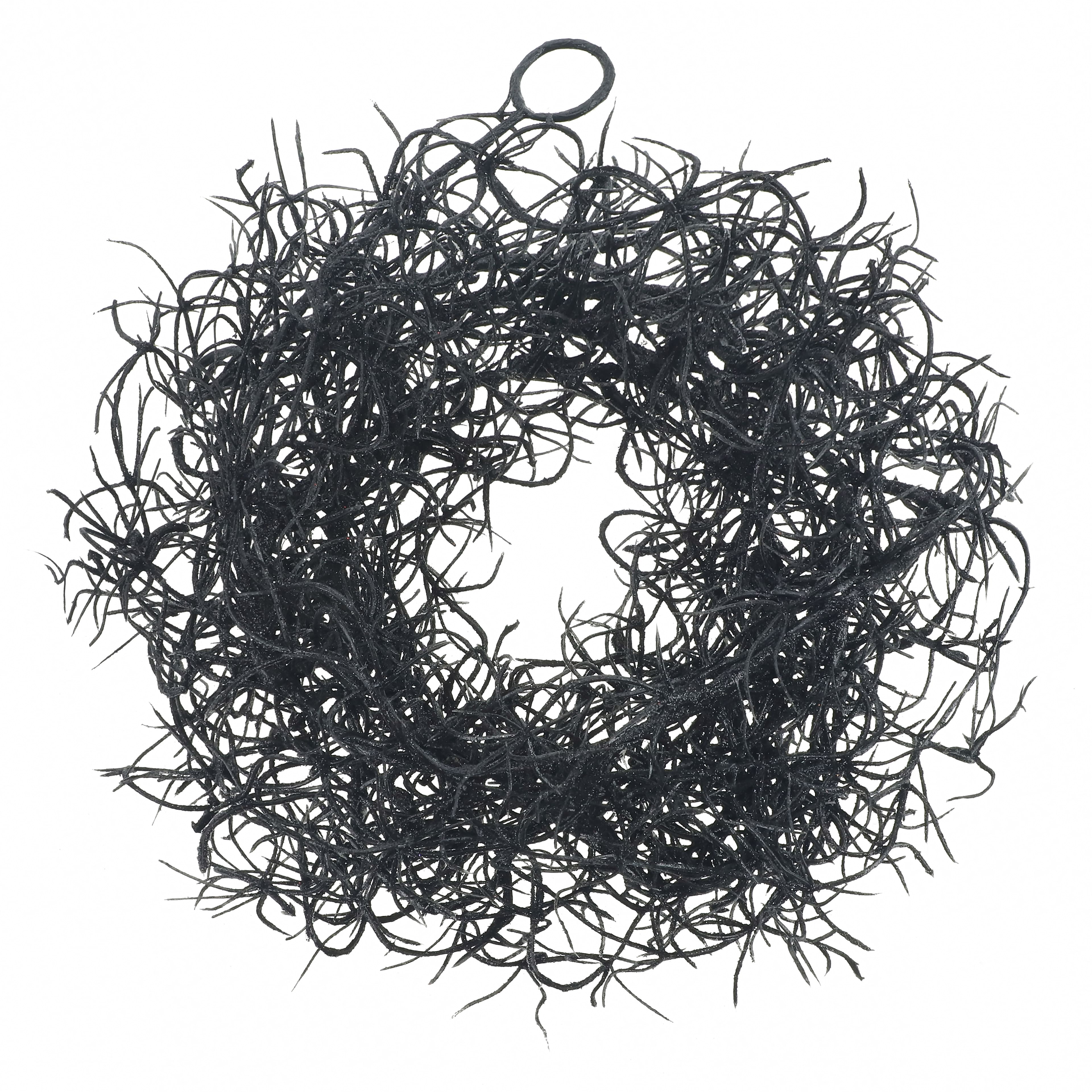 5ft. Black Glitter Spanish Moss Coiled Garland by Ashland®