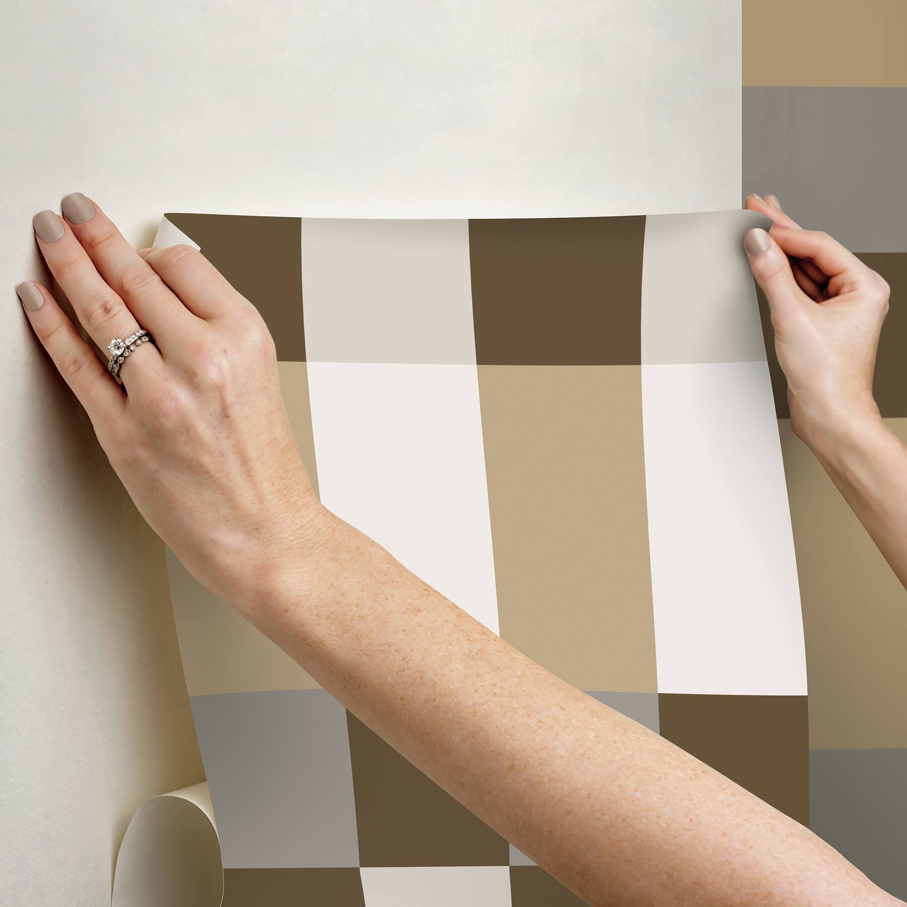 RoomMates Emily Rayna Framework Peel & Stick Wallpaper