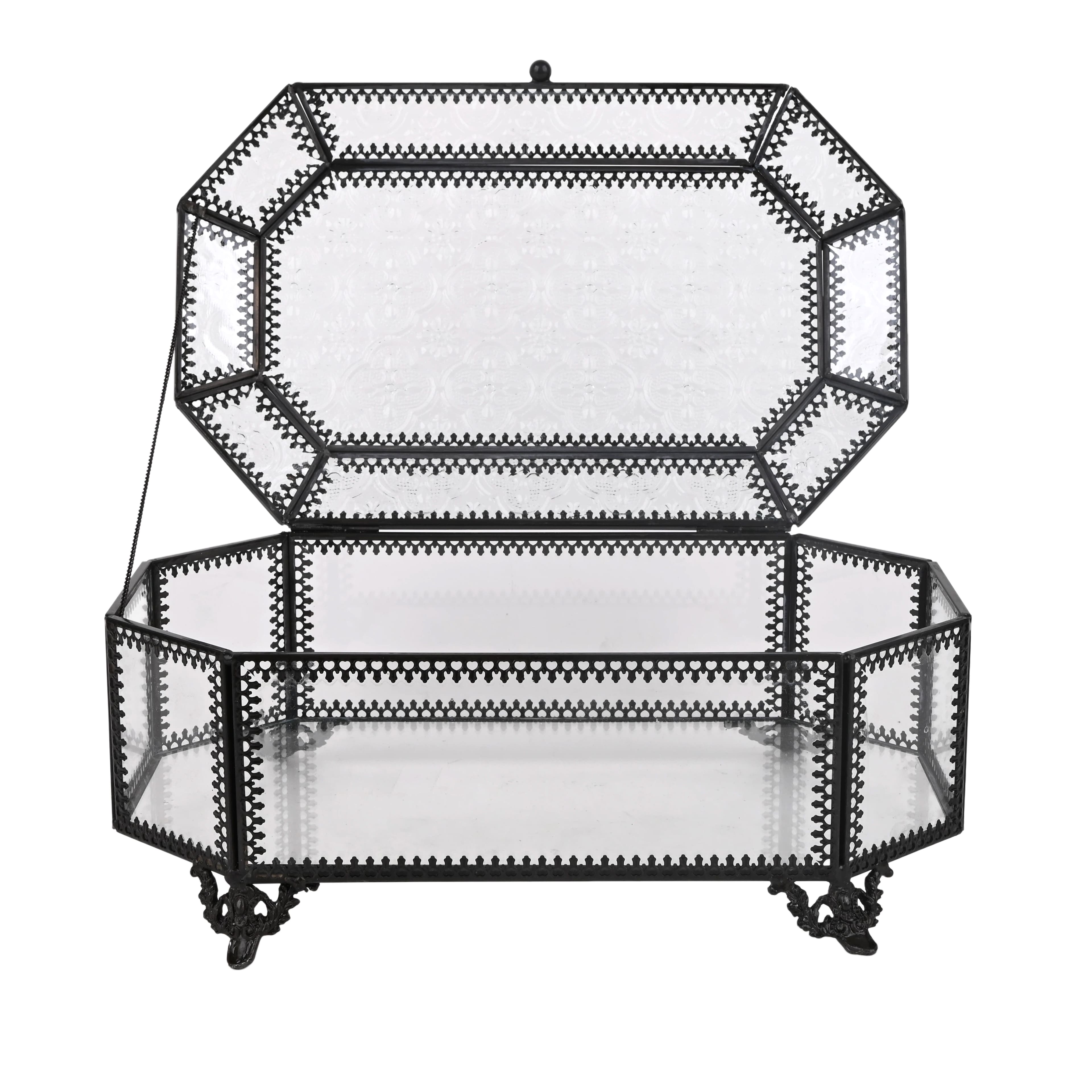 10" Glass Tombstone Terrarium by Ashland®