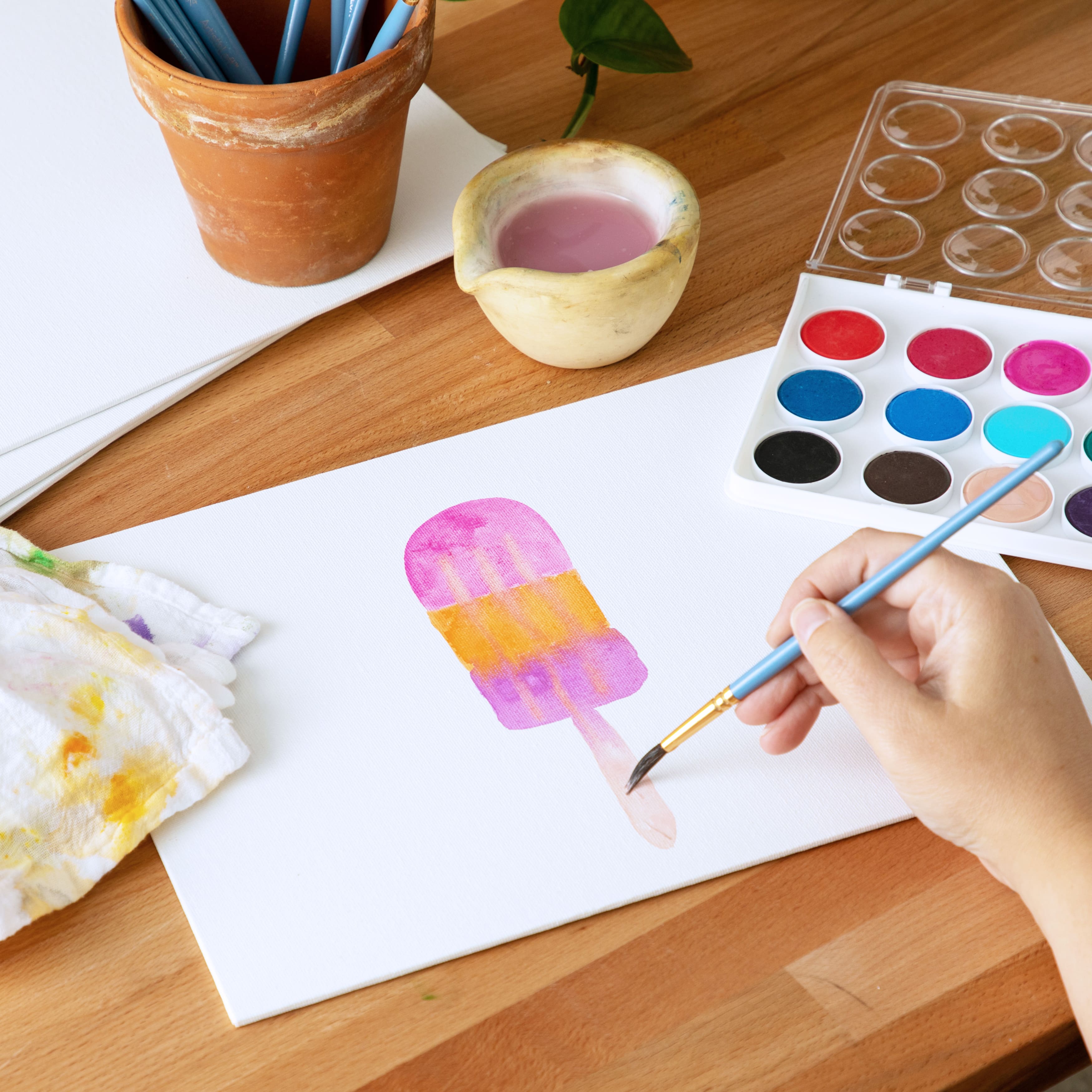 8 Packs: 5 ct. (40 total) 9" x 12" Value Pack Canvas Panel by Artist's Loft® Necessities™