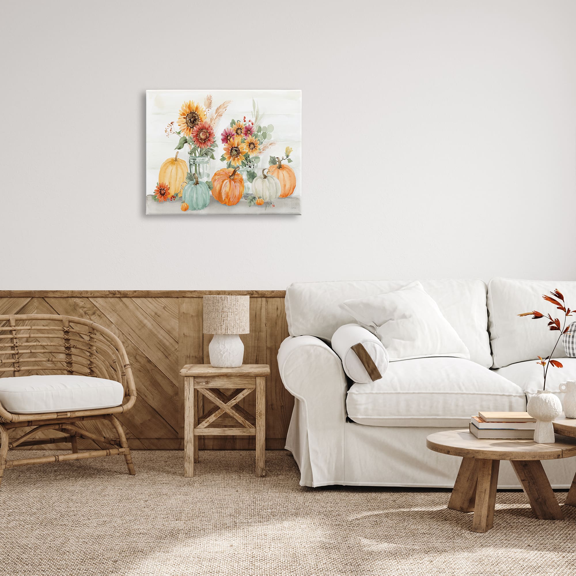 Stupell Industries Autumn Ramble Country Bouquets Canvas Wall Art