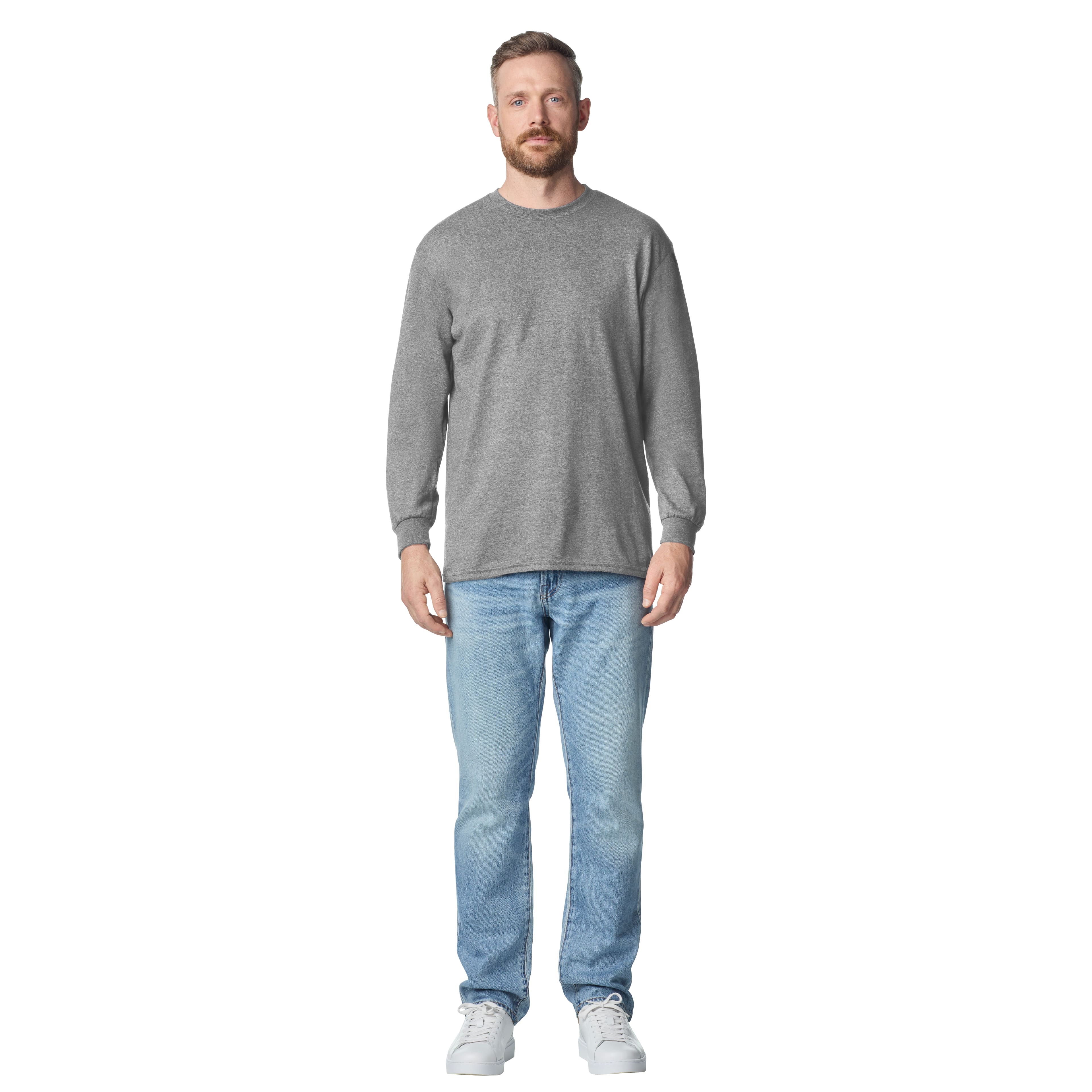 12 Pack: Gildan® Long Sleeve Crew Neck Adult T-Shirt