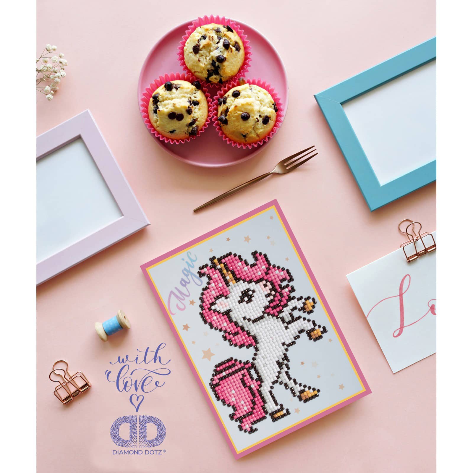 Diamond Dotz® Magic Diamond Painting Greeting Card Kit