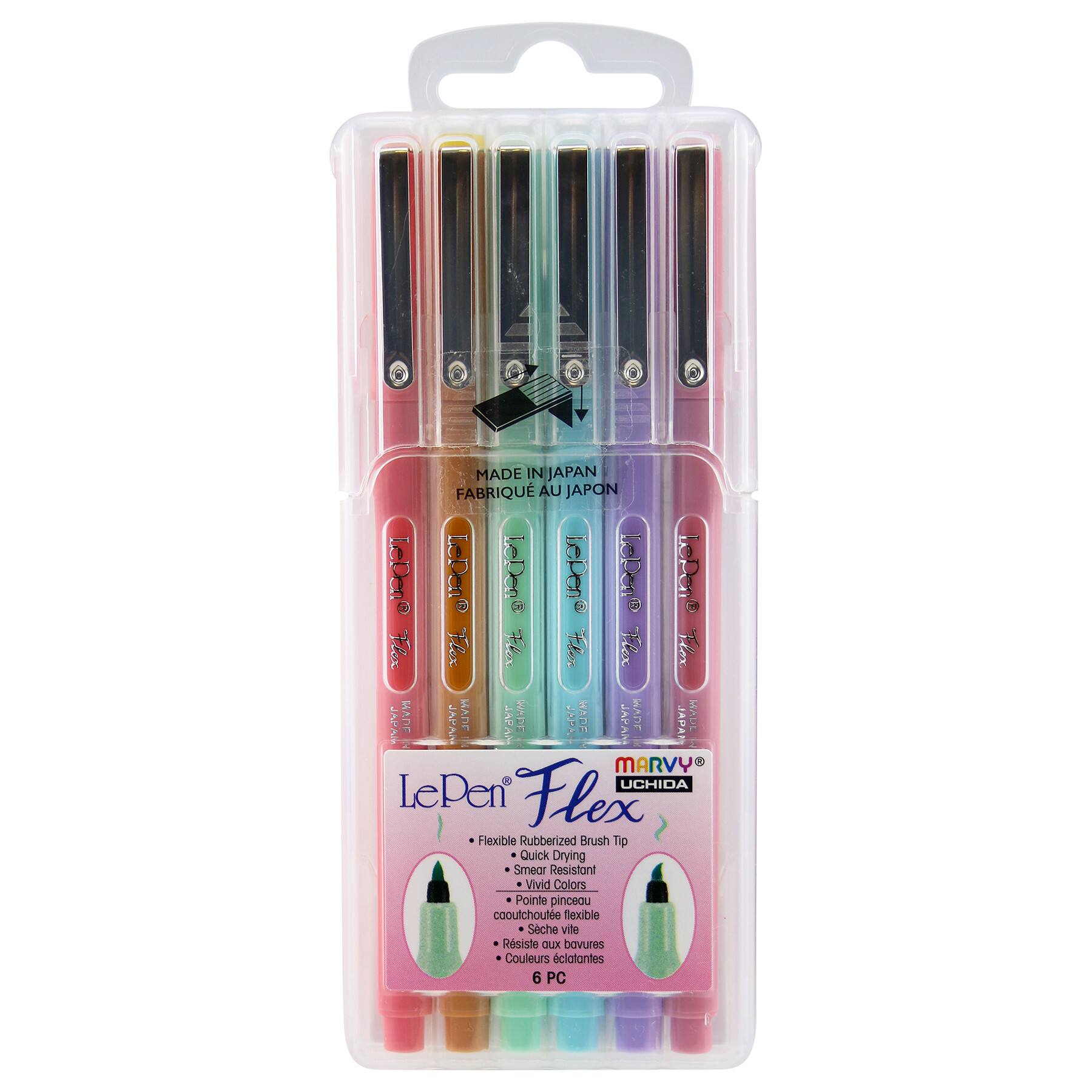 Marvy Uchida® Chisel Tip Pastel Liner Markers Set
