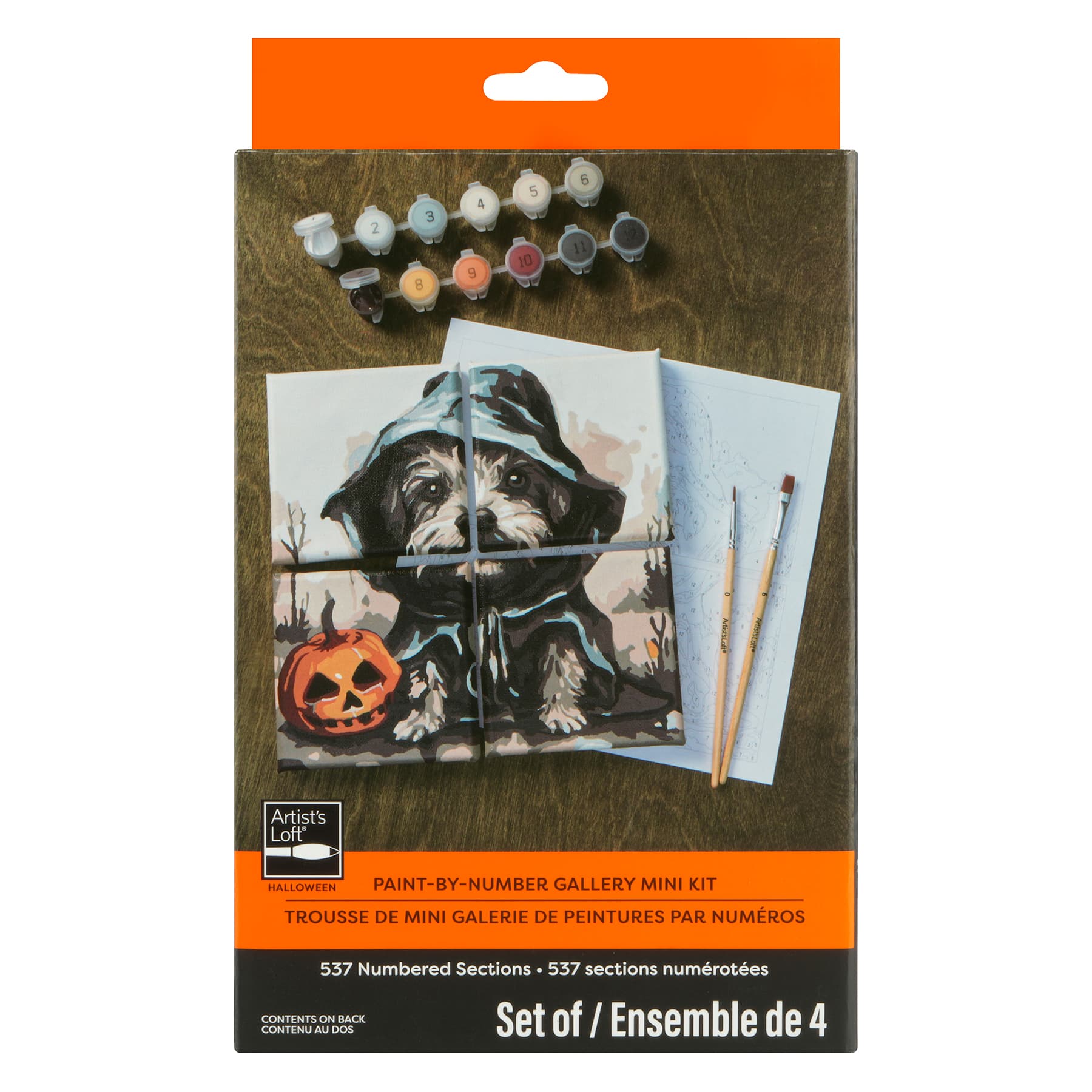 Halloween Dog Paint-by-Number Gallery Mini Kit by Artist's Loft®