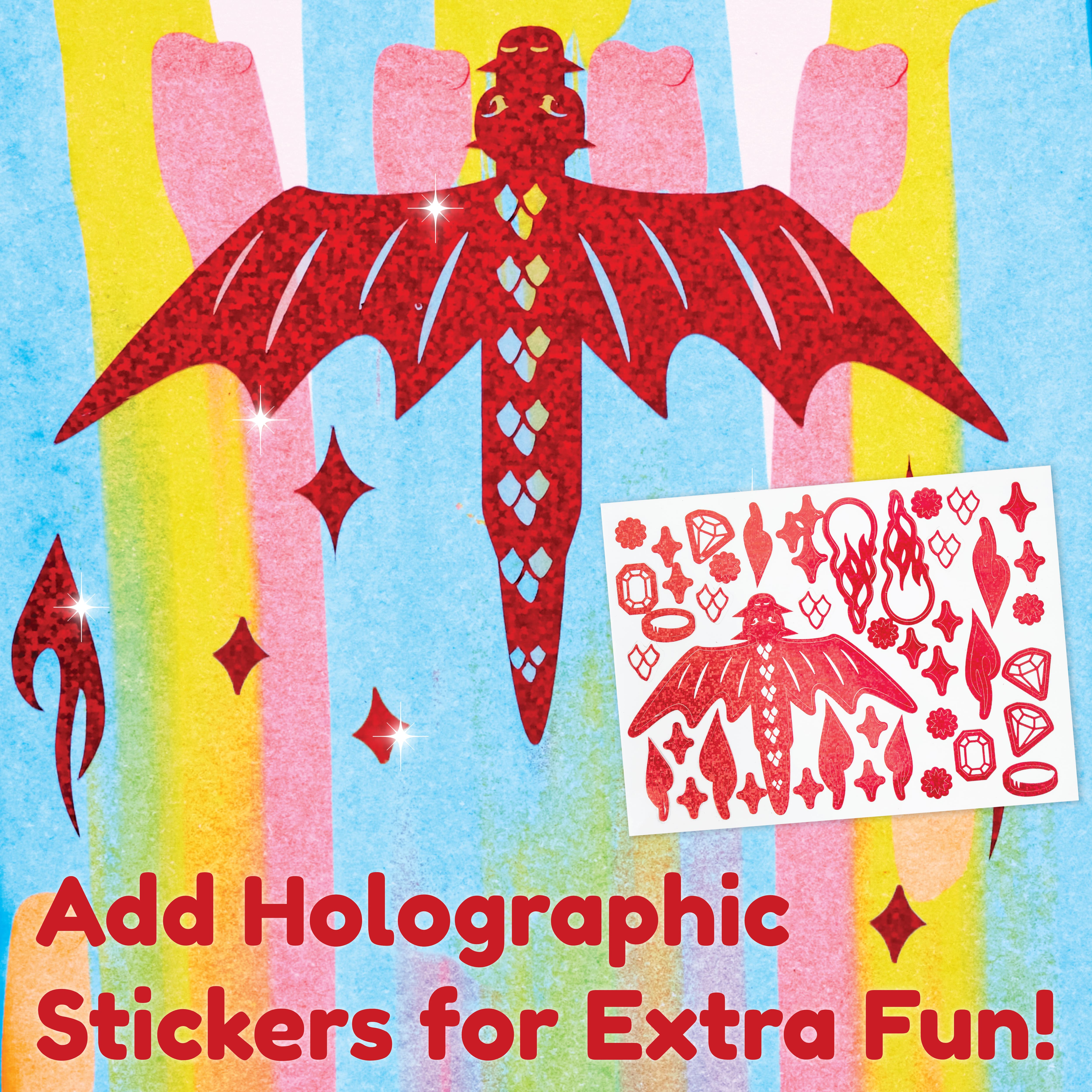 Creativity for Kids® Dragon Squeegeez Magic Reveal Art