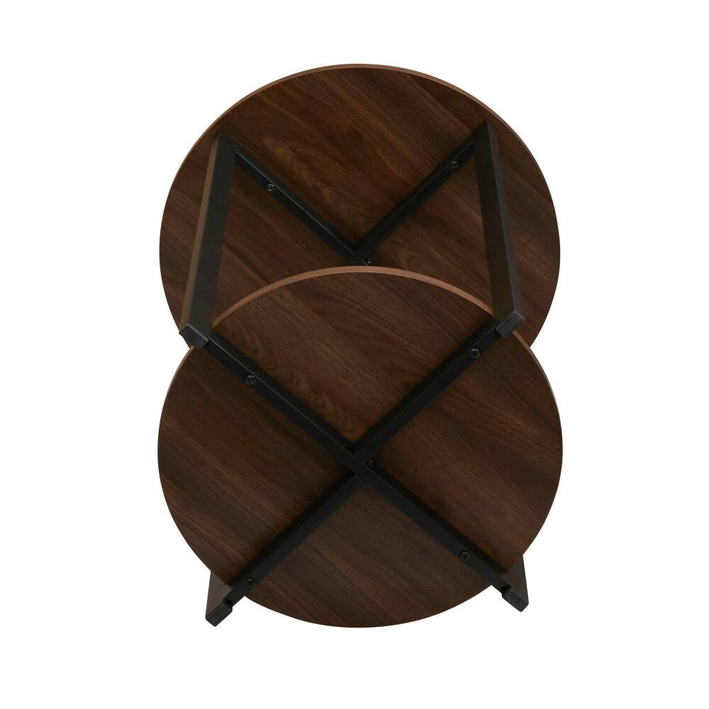 Household Essentials Jamestown 24" Round End Table