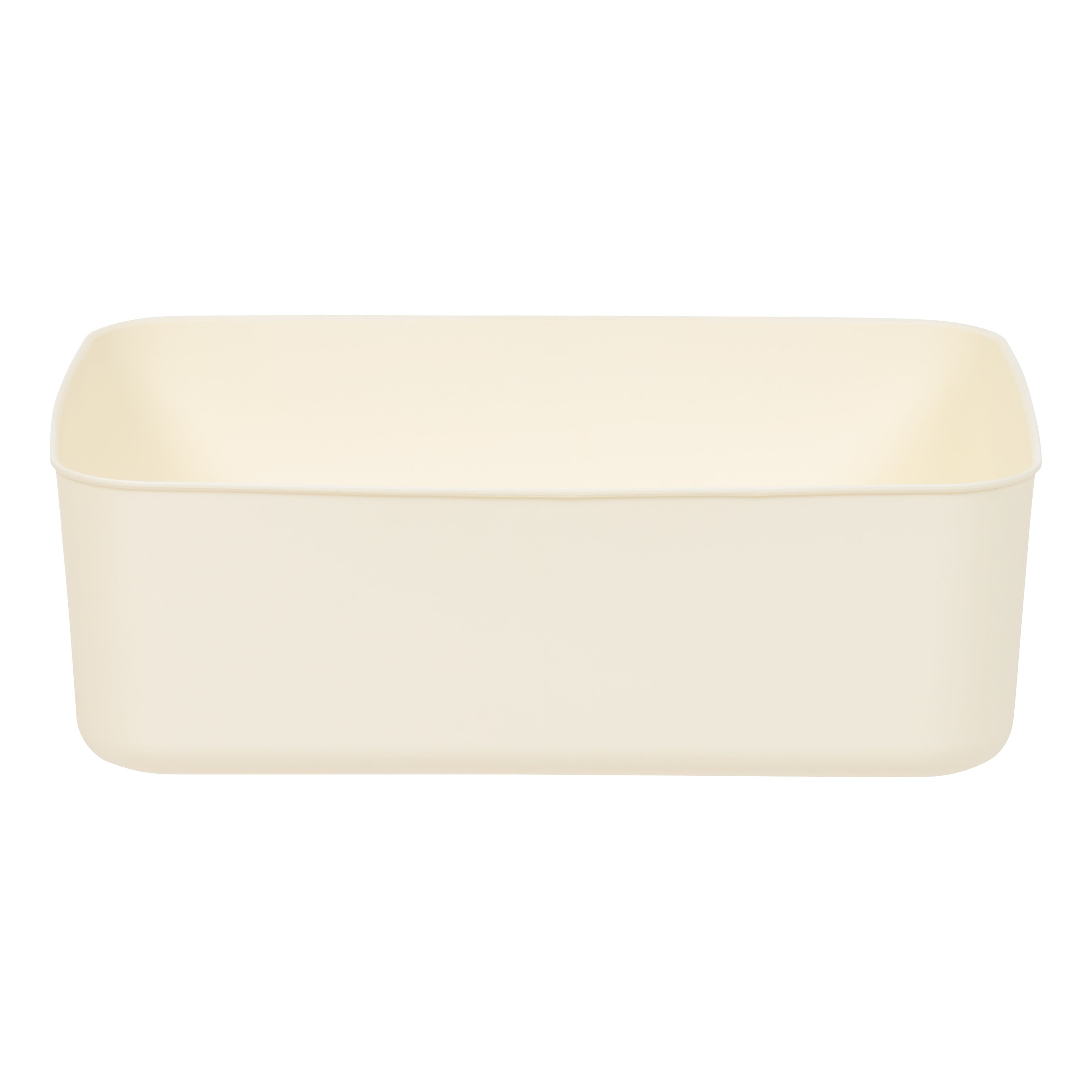 IRIS® Medium Cream Nestable Storage Organizer Bins, 4ct.
