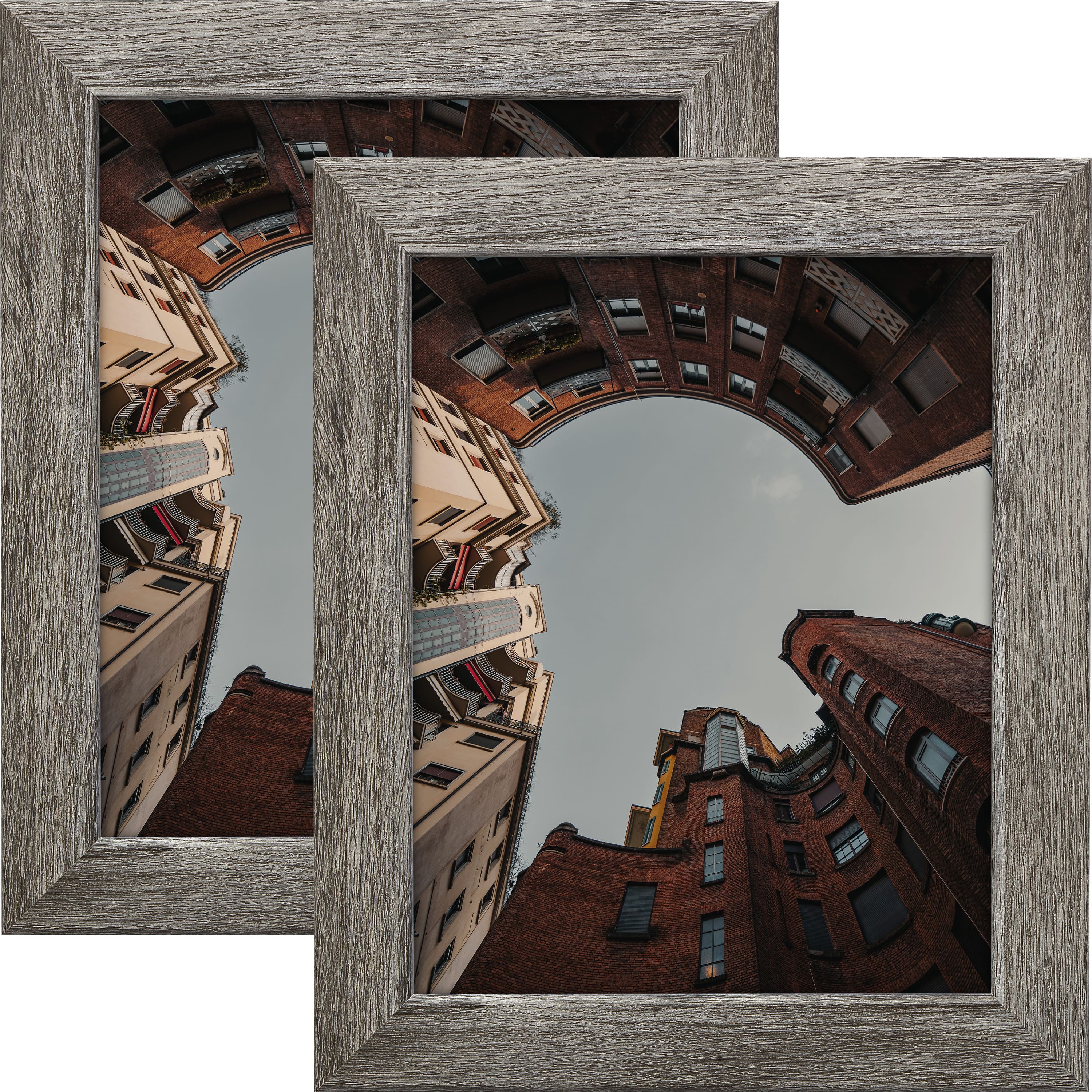 2 Pack Craig Frames Bauhaus 125 Barnwood Gray Picture Frame