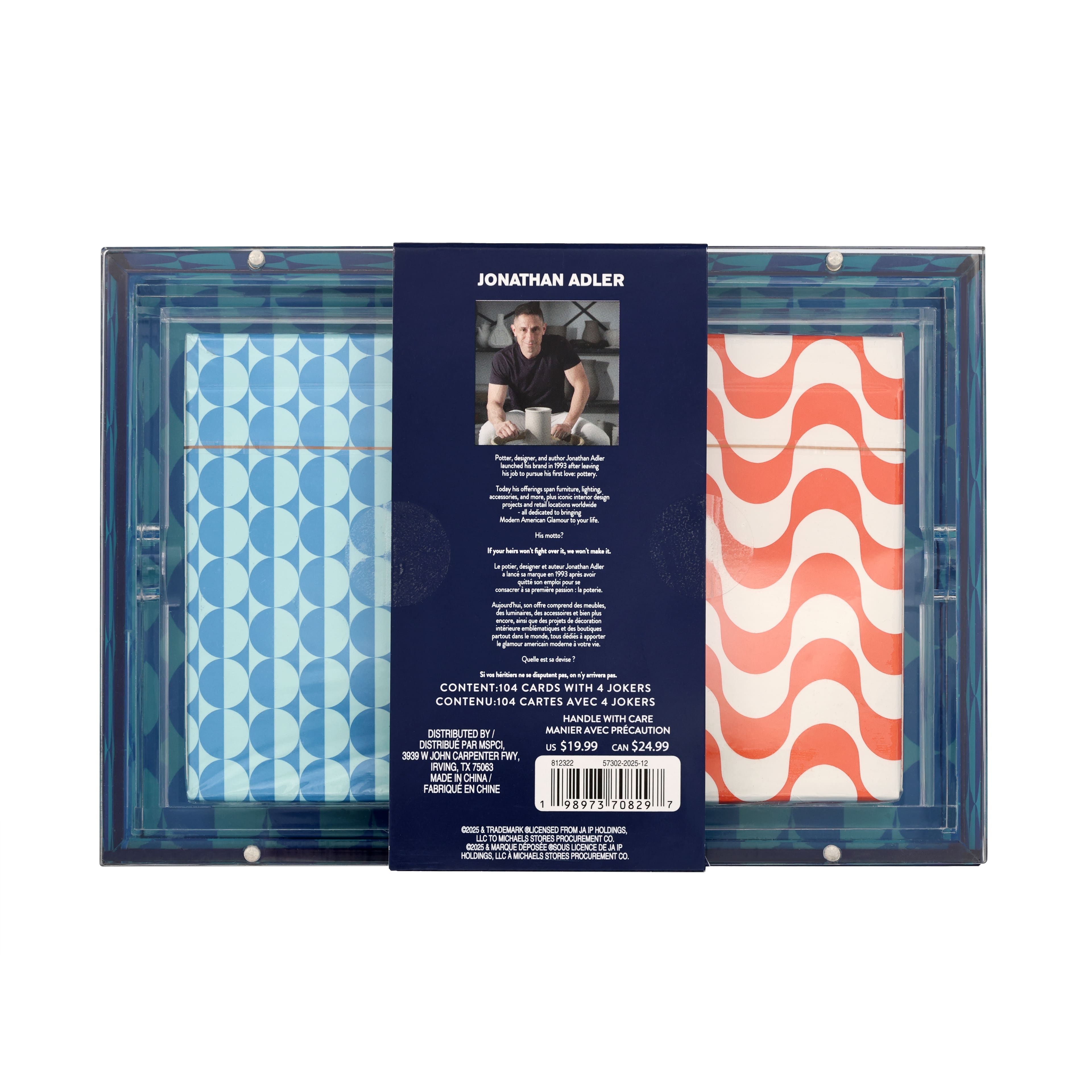 Jonathan Adler x Michaels Mod Maker Retro Playing Card Set