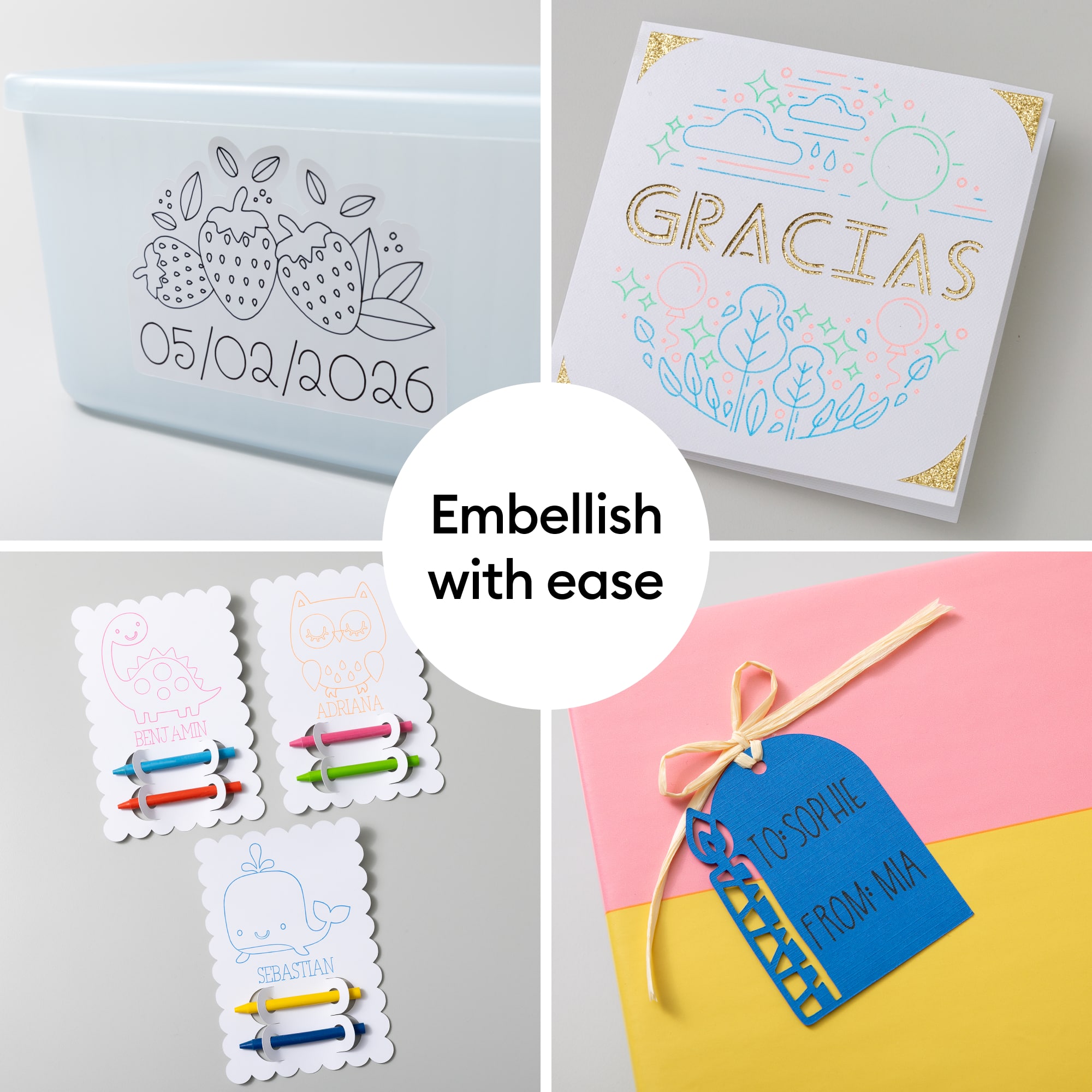 Cricut® 0.8mm Glitter Gel Pen Set + Adapter