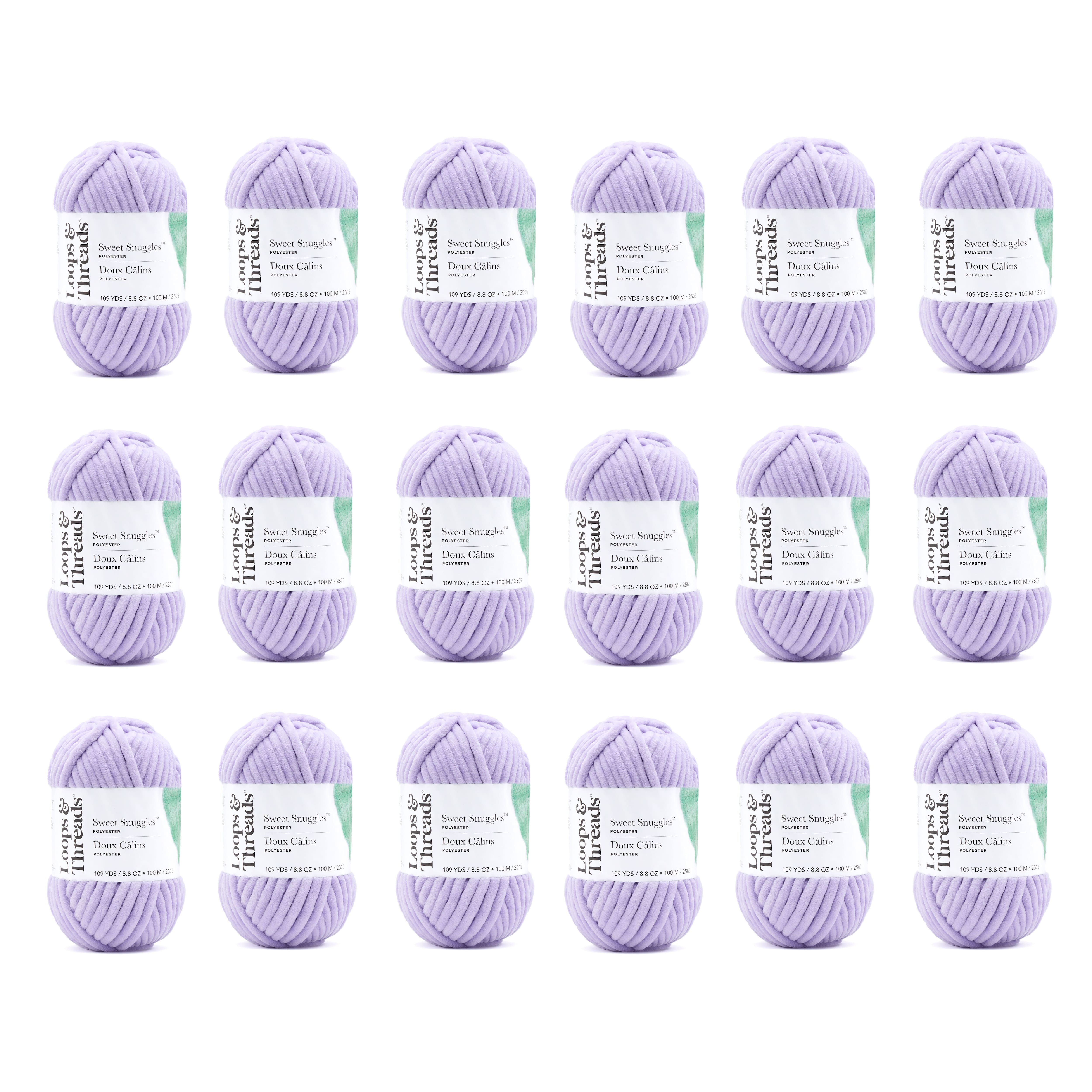 18 Pack: Sweet Snuggles™ Yarn by Loops & Threads®