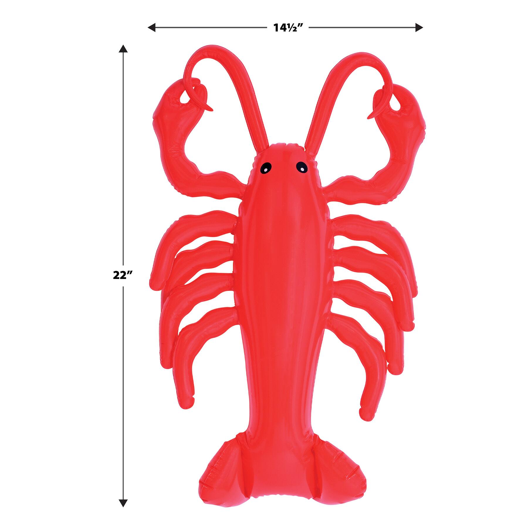 Beistle 22" Red Inflatable Crawfish