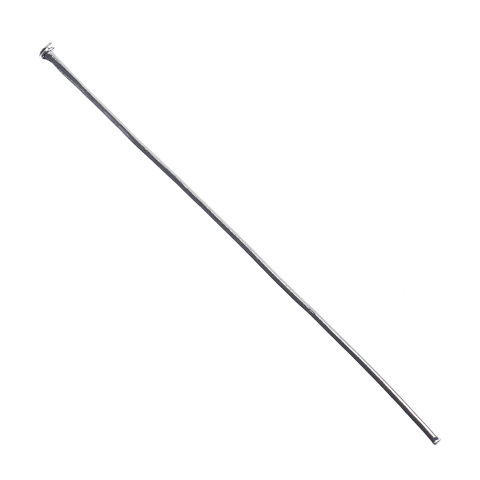 John Bead 2" Silver Head Pins, 72ct.