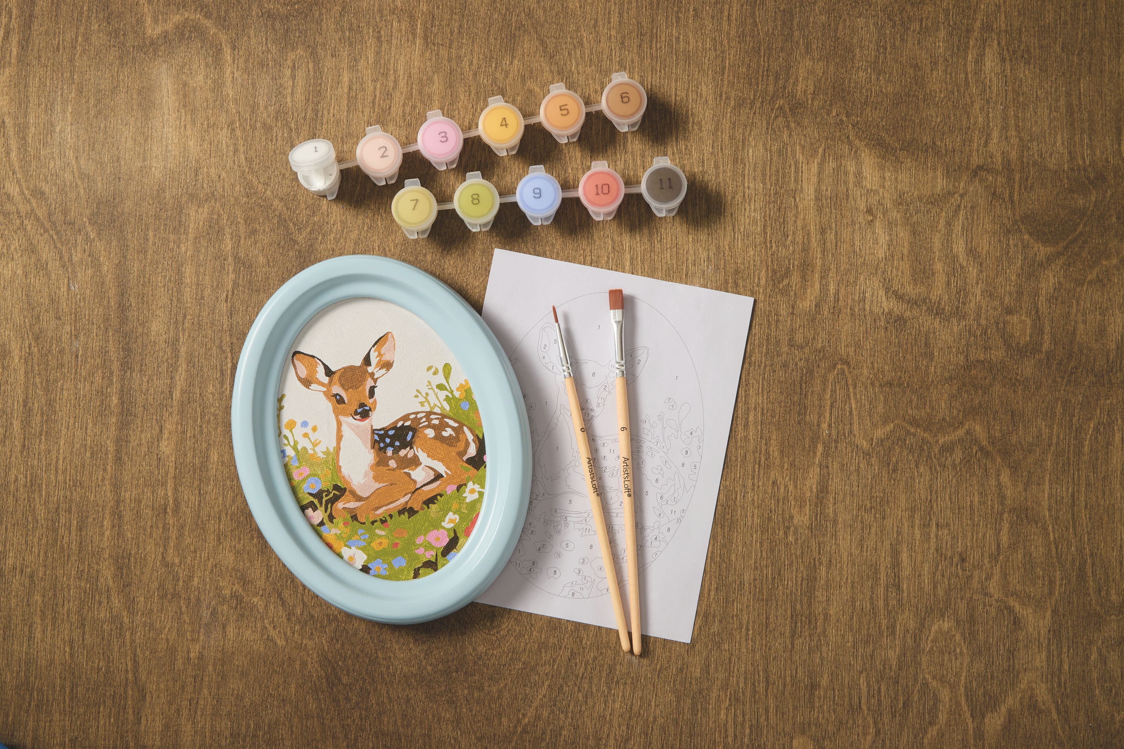 Deer Paint-by-Number Framed Mini Kit by Artist's Loft®