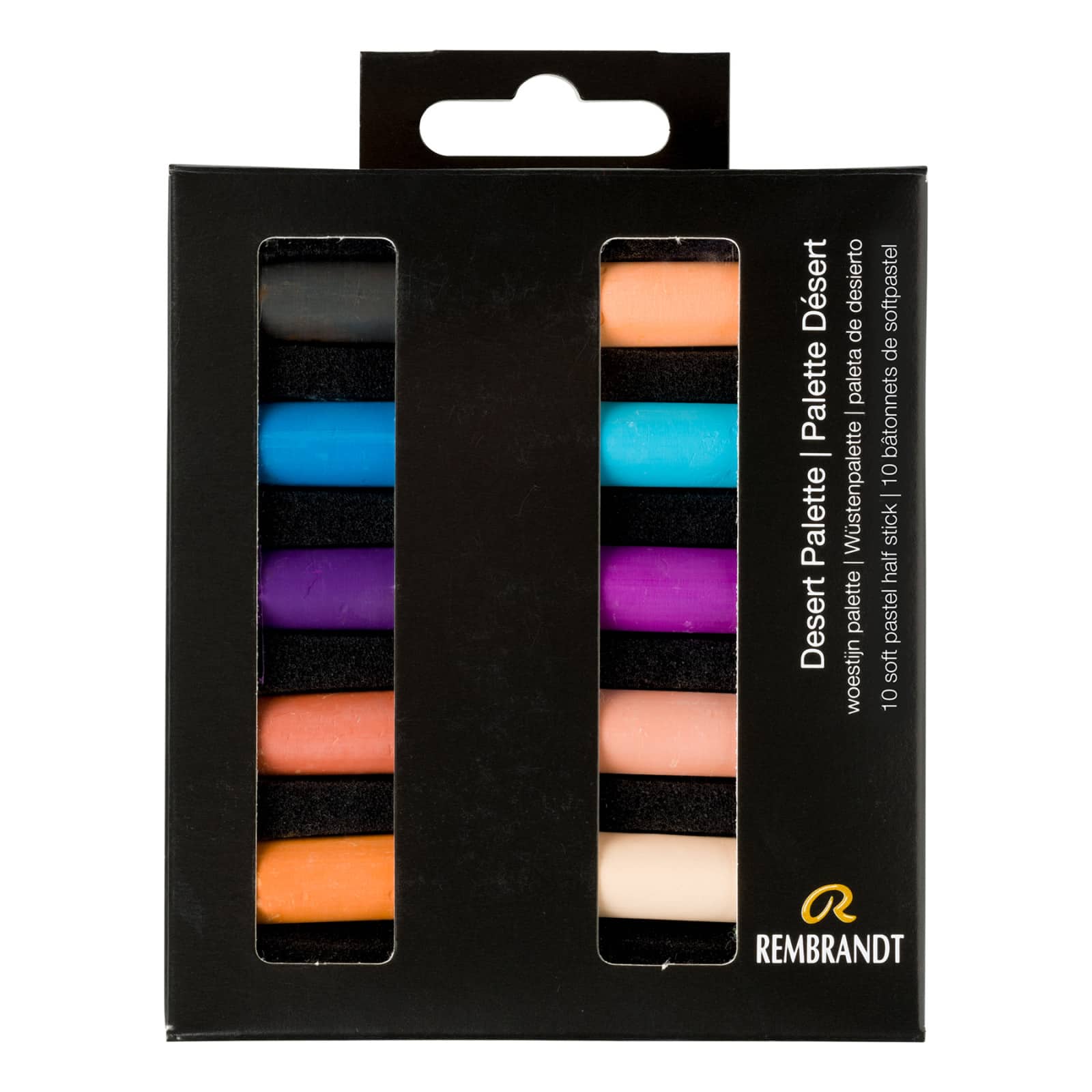 Rembrandt 10 Color Half Stick Soft Pastel Set