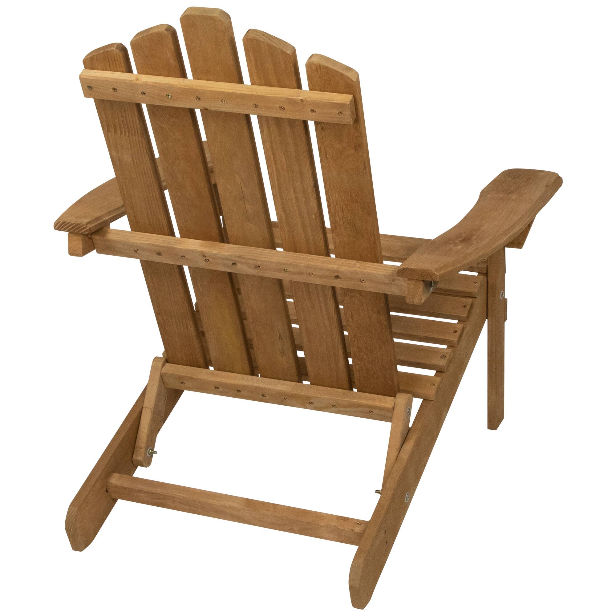 36" Classic Folding Wooden Adirondack Chair