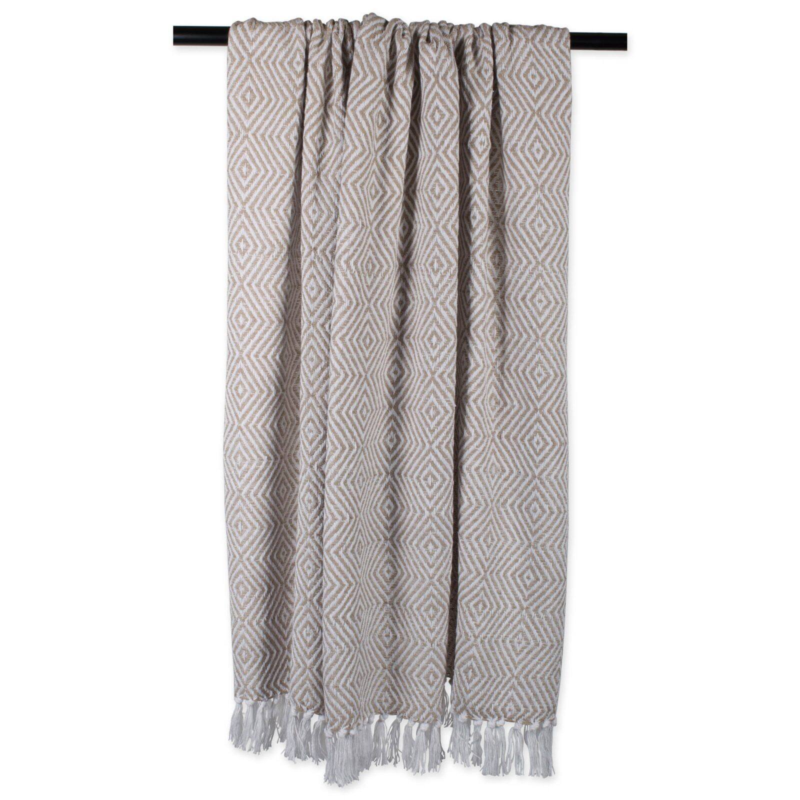 DII® Stone X-Diamond Geometric Throw
