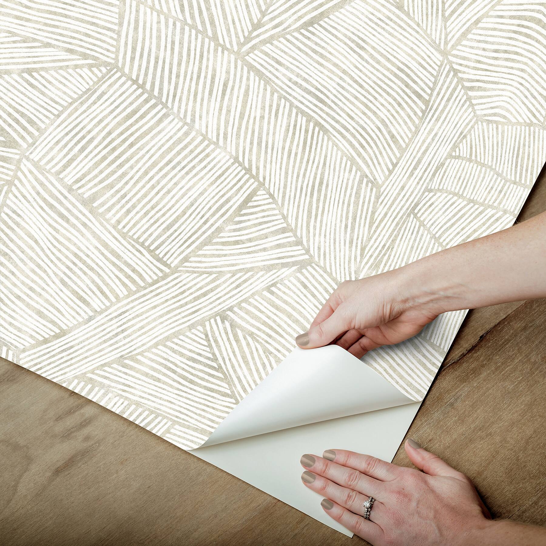 NuWallpaper Zen Garden Cream Peel & Stick Wallpaper