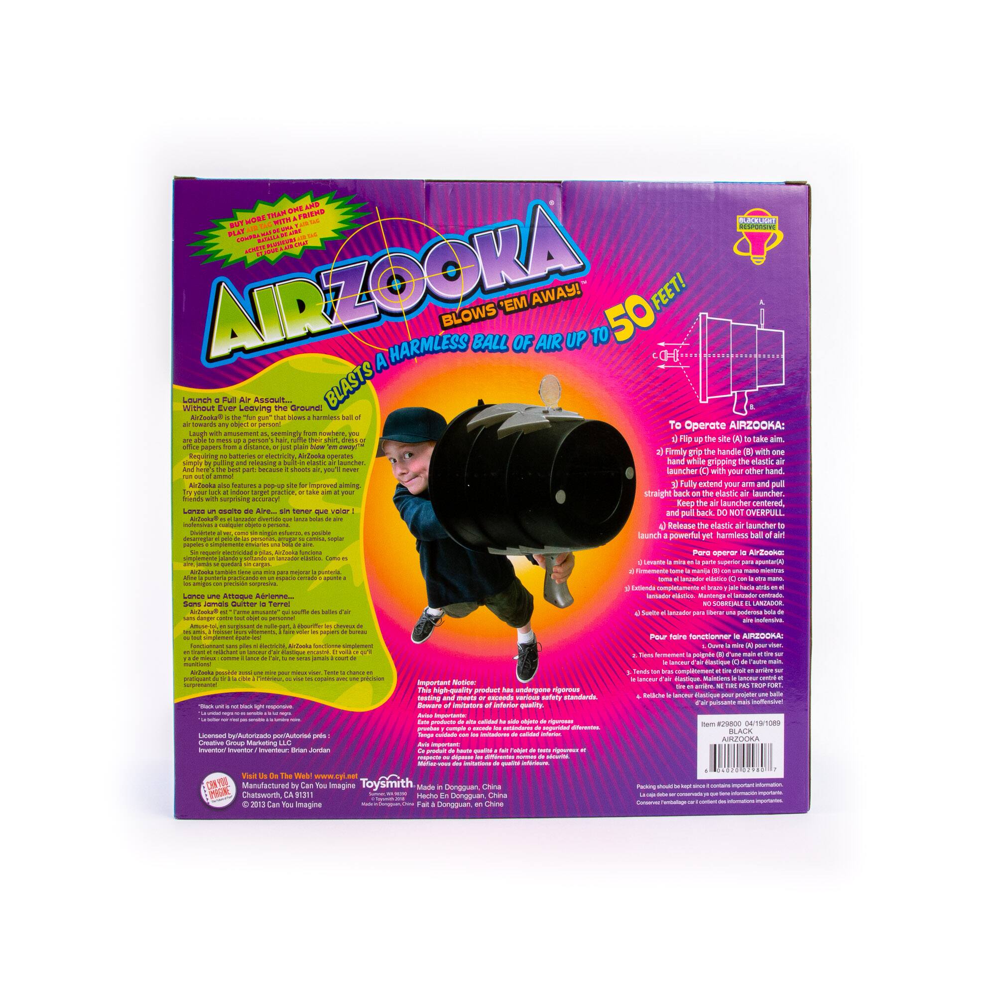 Toysmith® Black Can You Imagine Airzooka Air Shooter