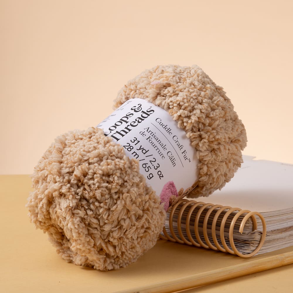Cuddle Craft Fur™ Yarn by Loops & Threads®